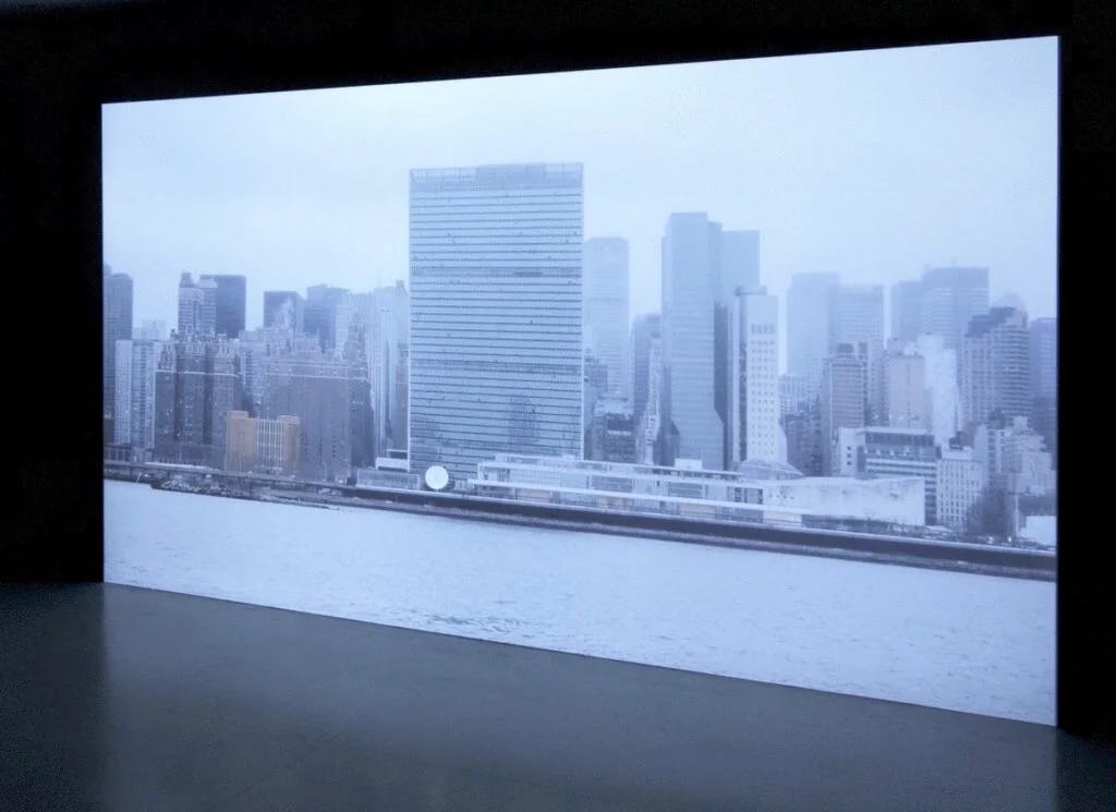 "Erin Shirreff Captures the United Nations As Mirage."
