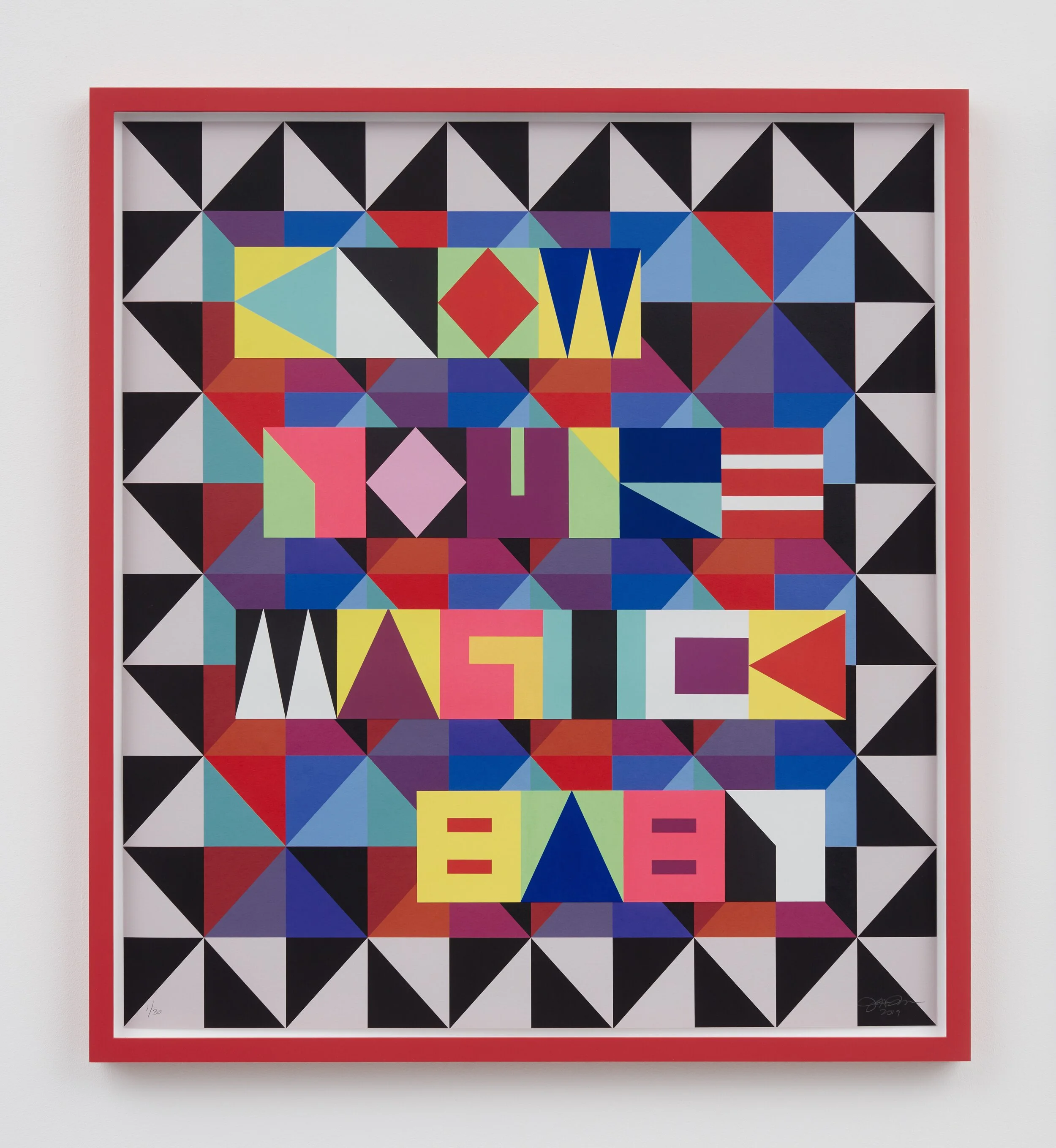 Jeffrey Gibson, KNOW YOU'RE MAGICK BABY, 2019