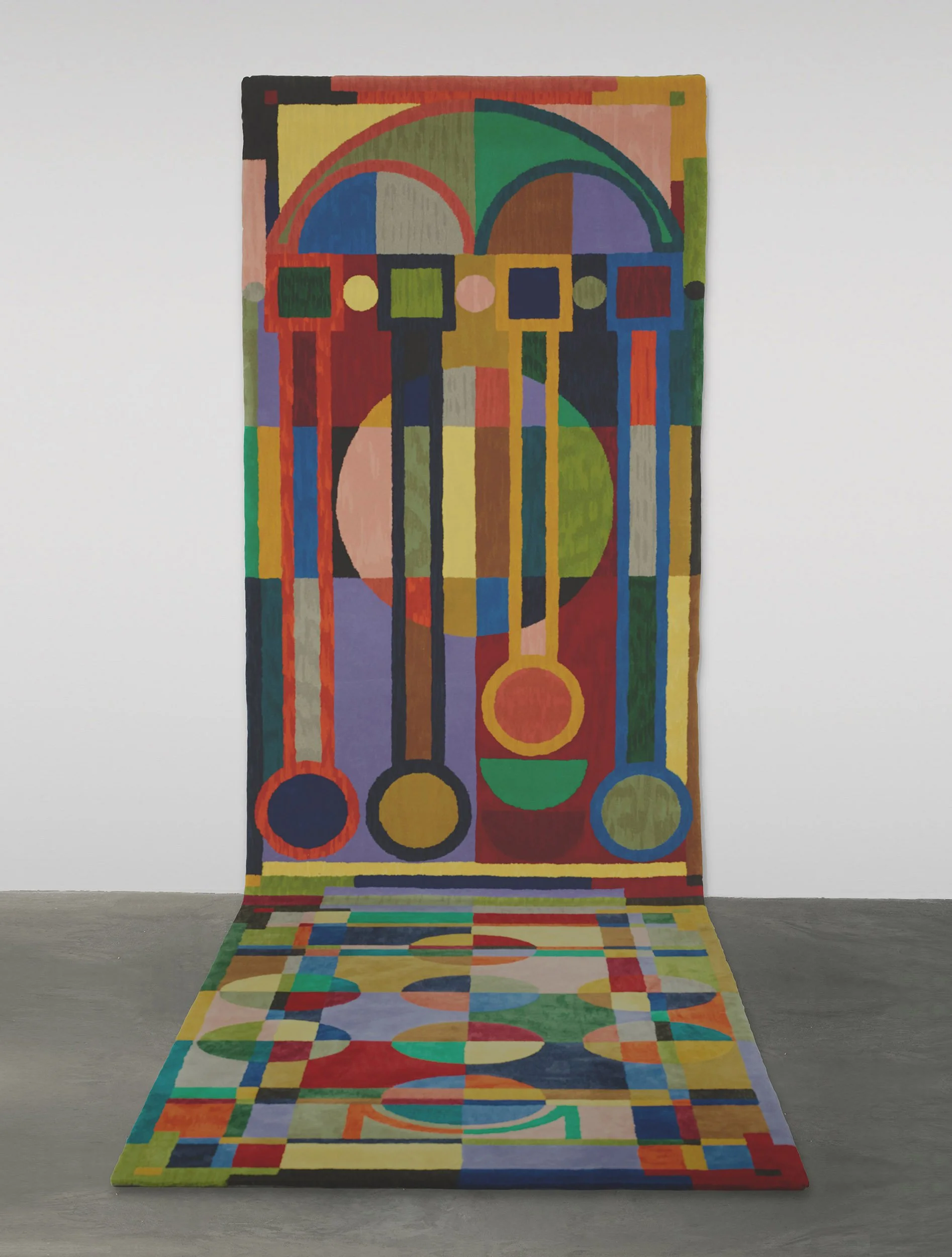 Under a bounded sky and a solitary sun: an illuminated rug arranged to accomodate a medieval mind, 2013