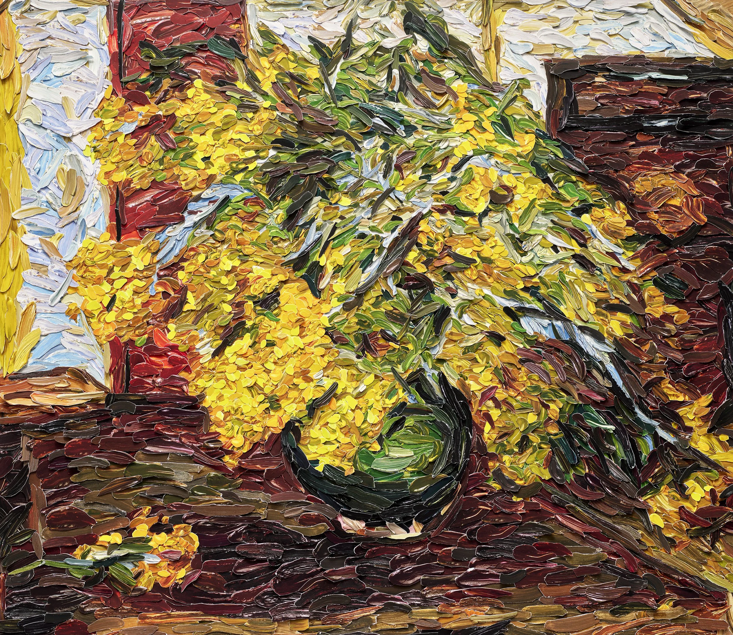 Mimosas, after Pierre Bonnard, Brushstrokes, 2026