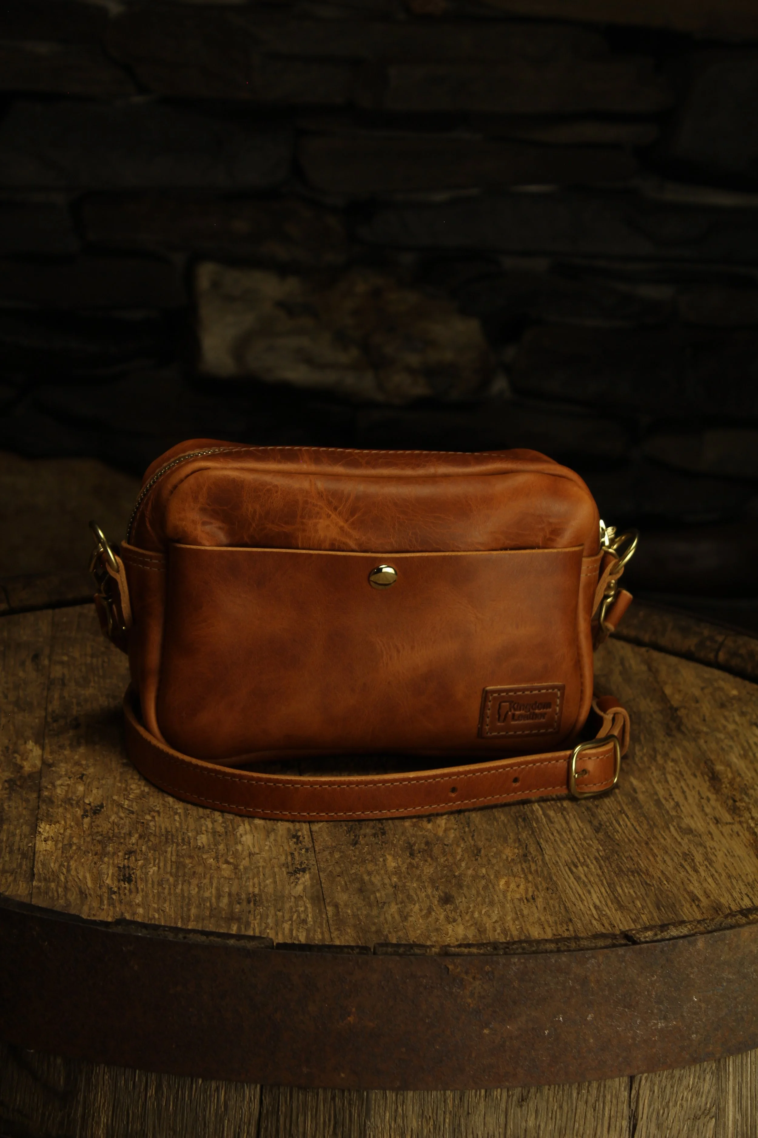 Limited Chestnut Square Crossbody