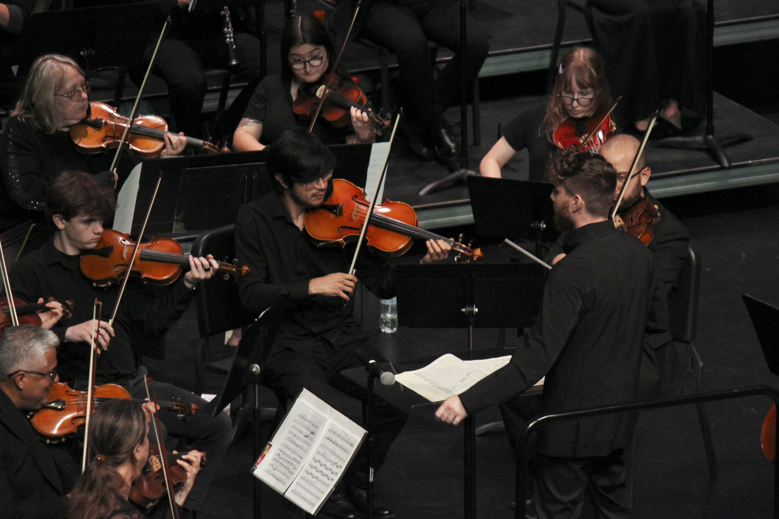 The full Biloxi Civic Orchestra performing