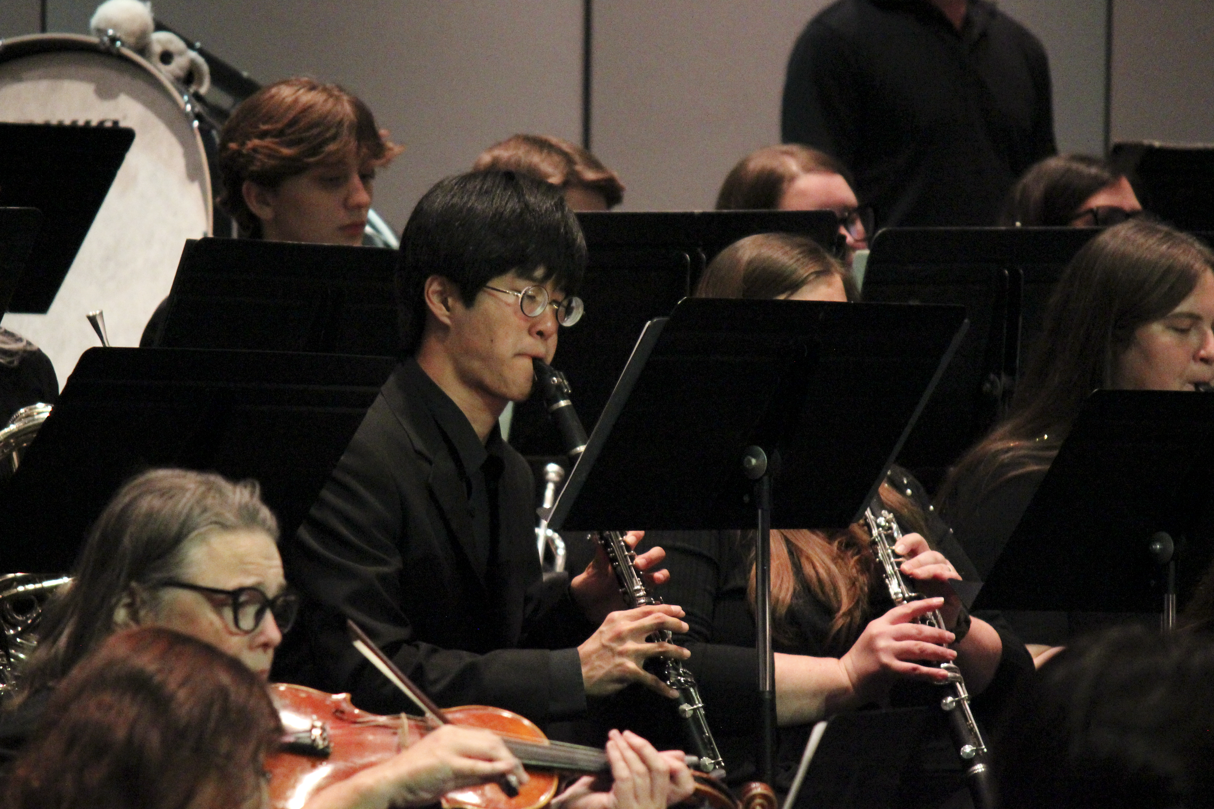 BCO woodwind players in rehearsal