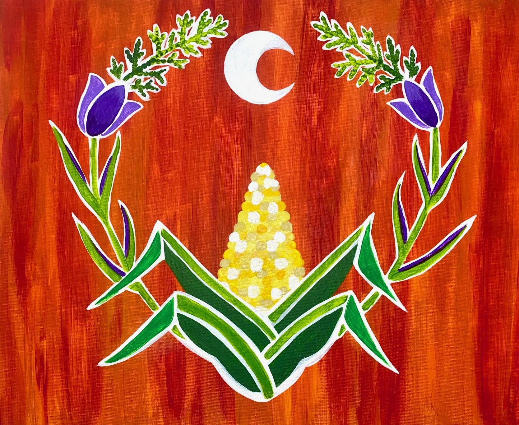 Mnoomnii Giizis - Grain Moon - August Copyright Koren Smoke 2021