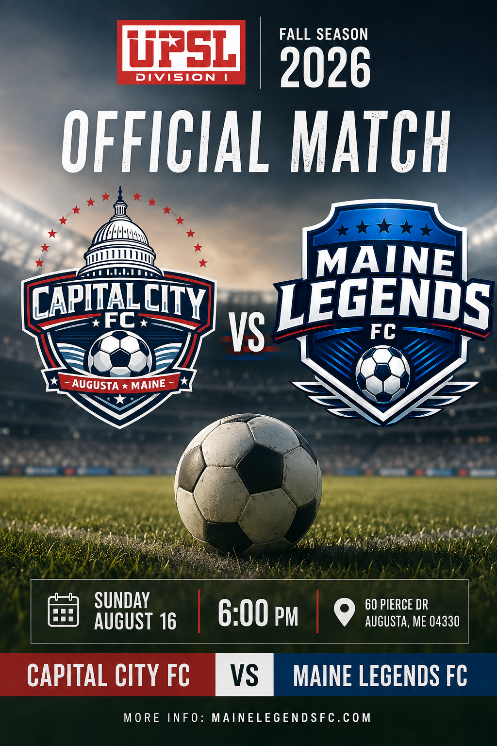 UPSL FALL SEASON 2026