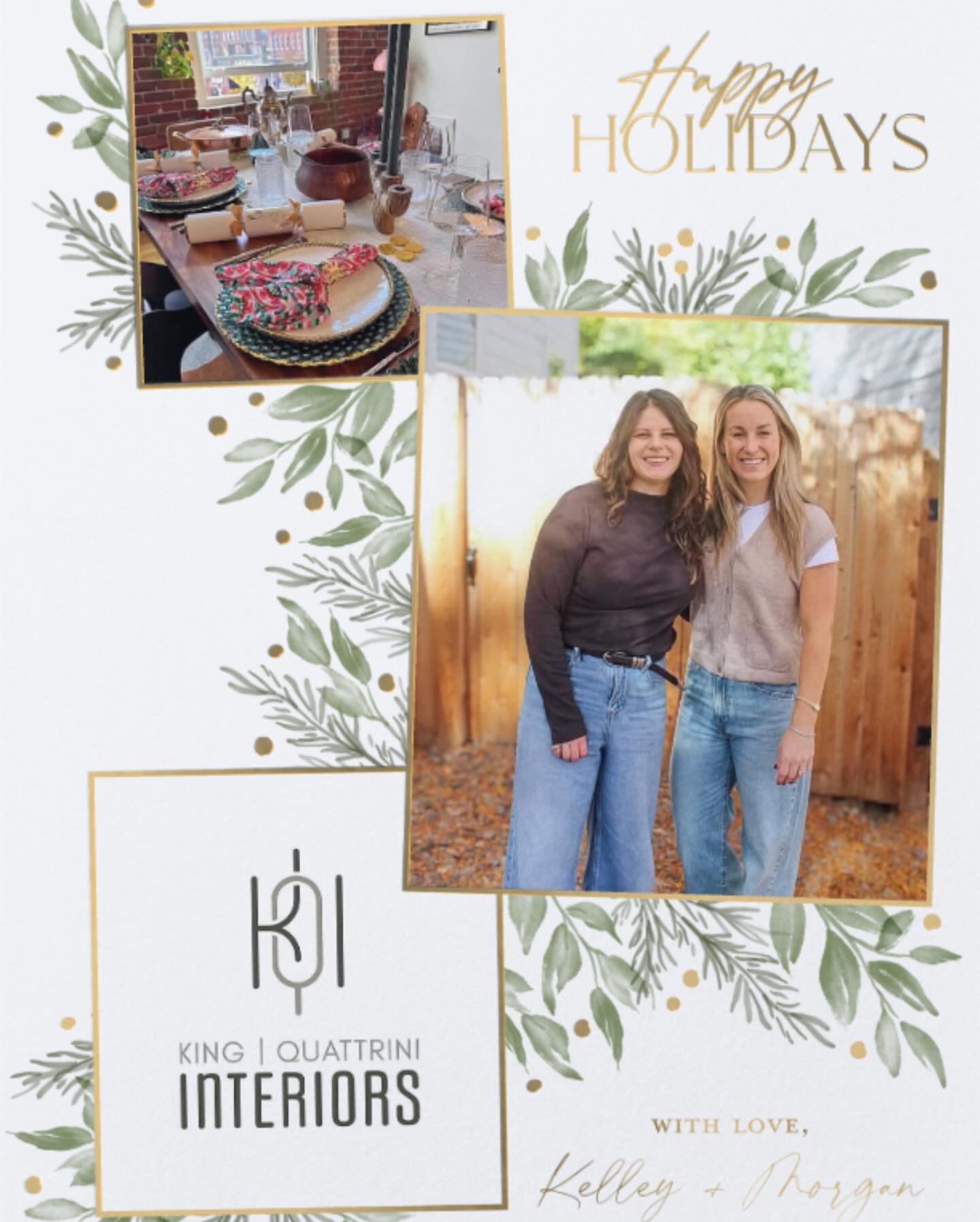 Happy holidays from KQI! Thank you for being part of our year, in ways big and small. We can&rsquo;t wait for 2026 ✨

#kqi #kingquattriniinteriors #denver #happyholidays