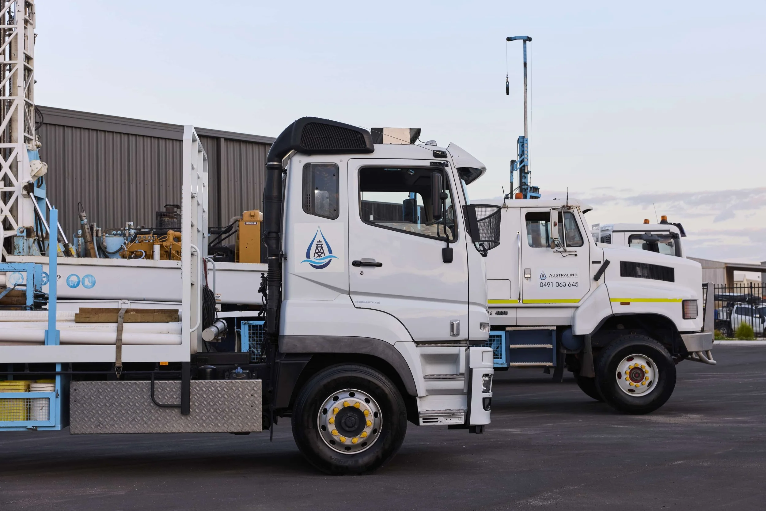 Australind Water Boring and Civil vehicles
