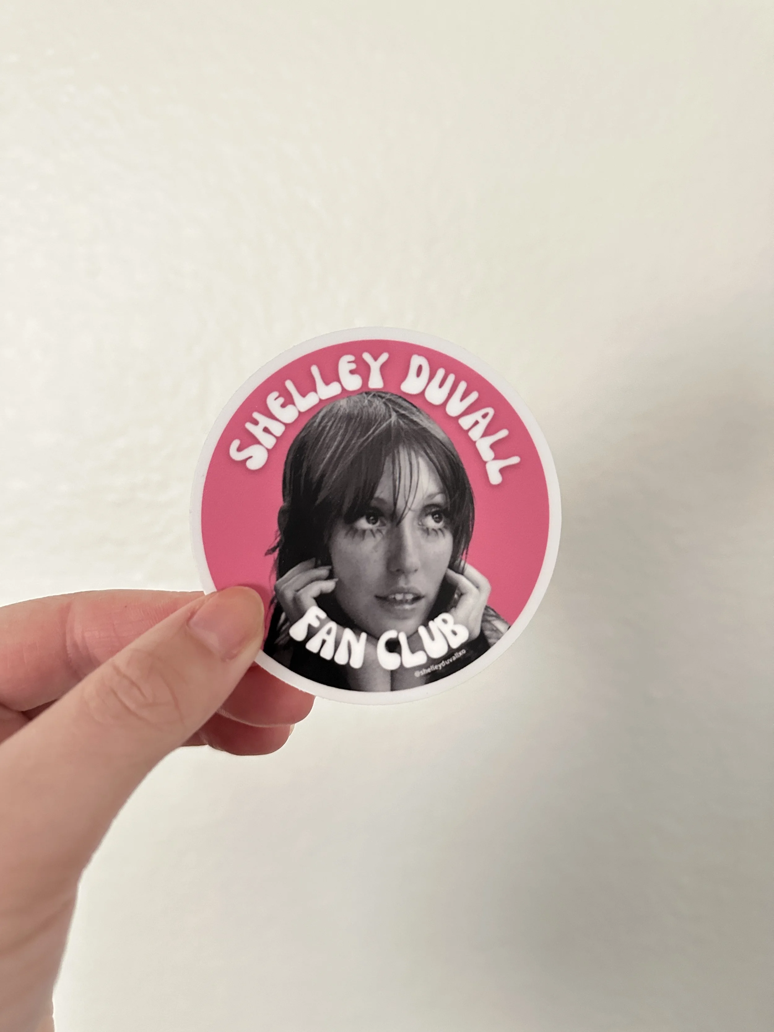 Shelley Duvall Fan Club 3" x 3" Sticker