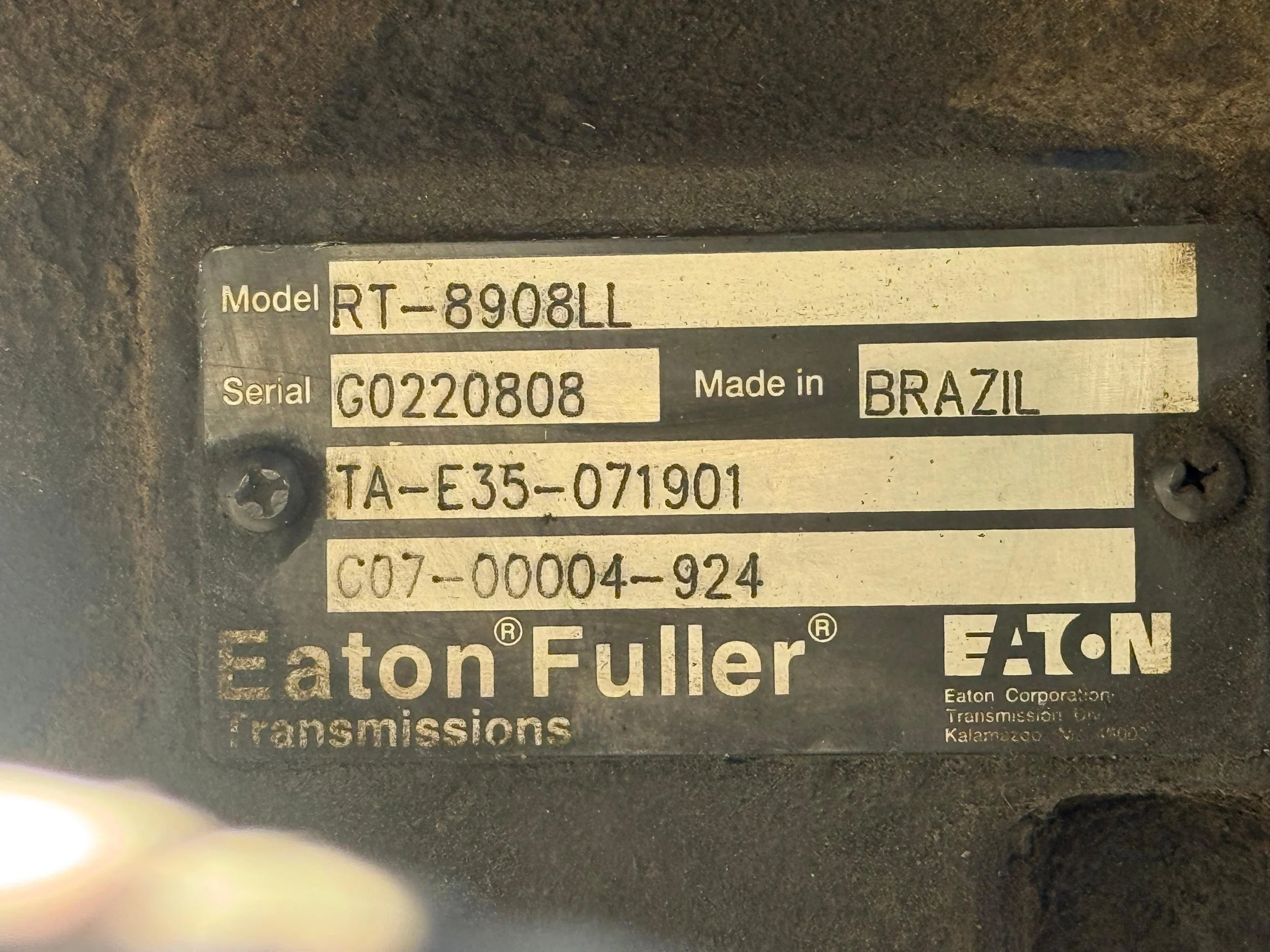 2004 EATON-FULLER Transmission RT-890-8LL