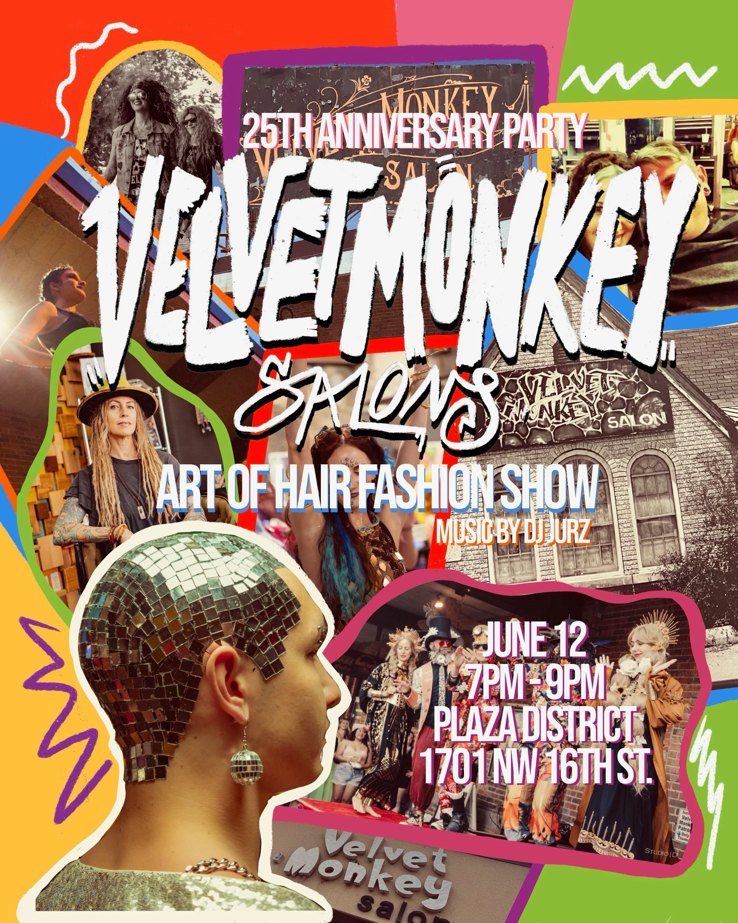 We&rsquo;re then one week away! 

Who&rsquo;s excited?! 

🏳️&zwj;🌈📸🪩🎀✨
@plazadistrict 

.
.
.
.
#velvetmonkeysalons #velvetmonkeyplaza #plazadistrictokc #theartoffashion #pride