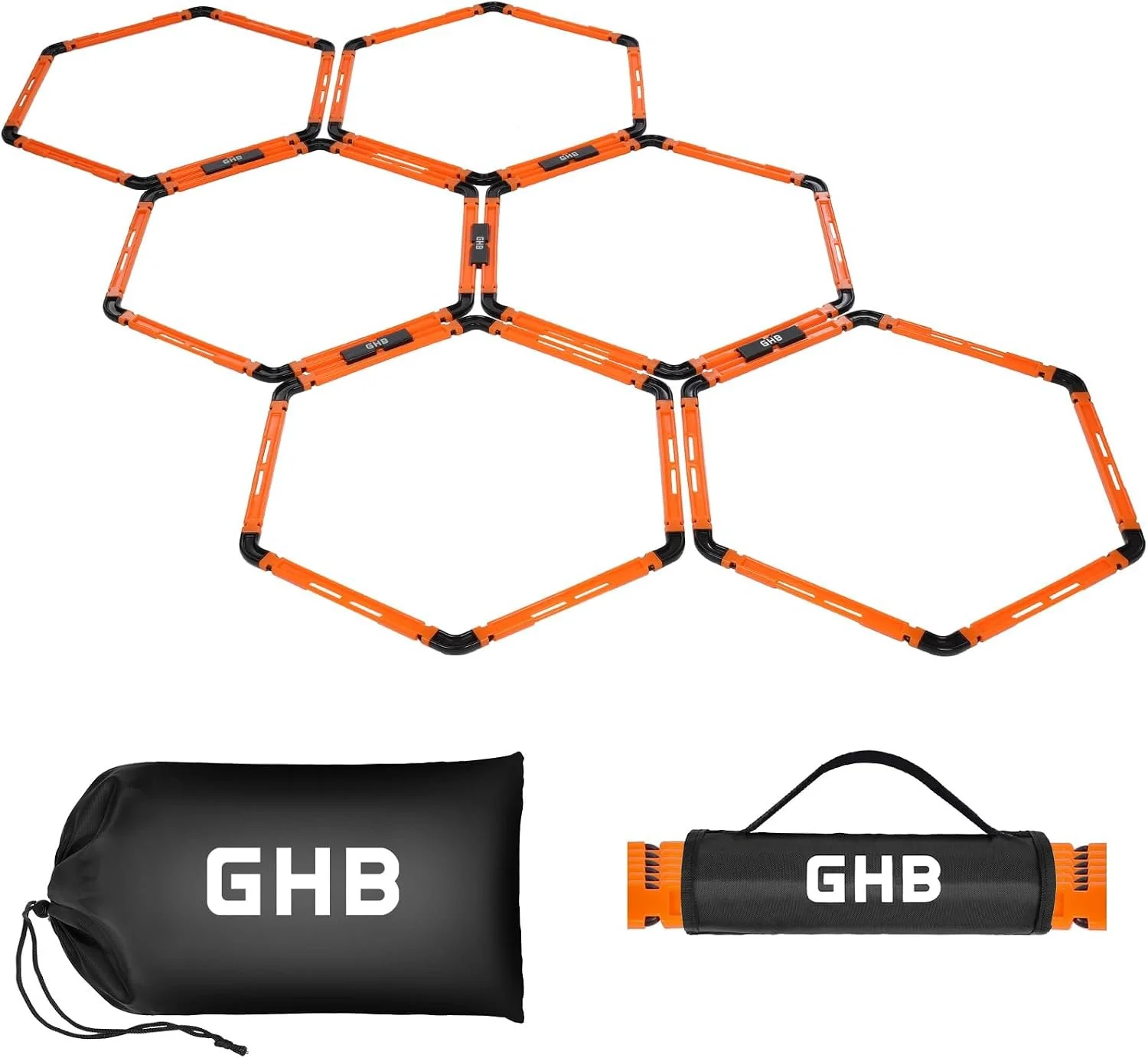 GHB Hex Agility Rings | Why I like it: Adjustable hexagon rings for footwork drills—compact, portable, and easy to set up anywhere.