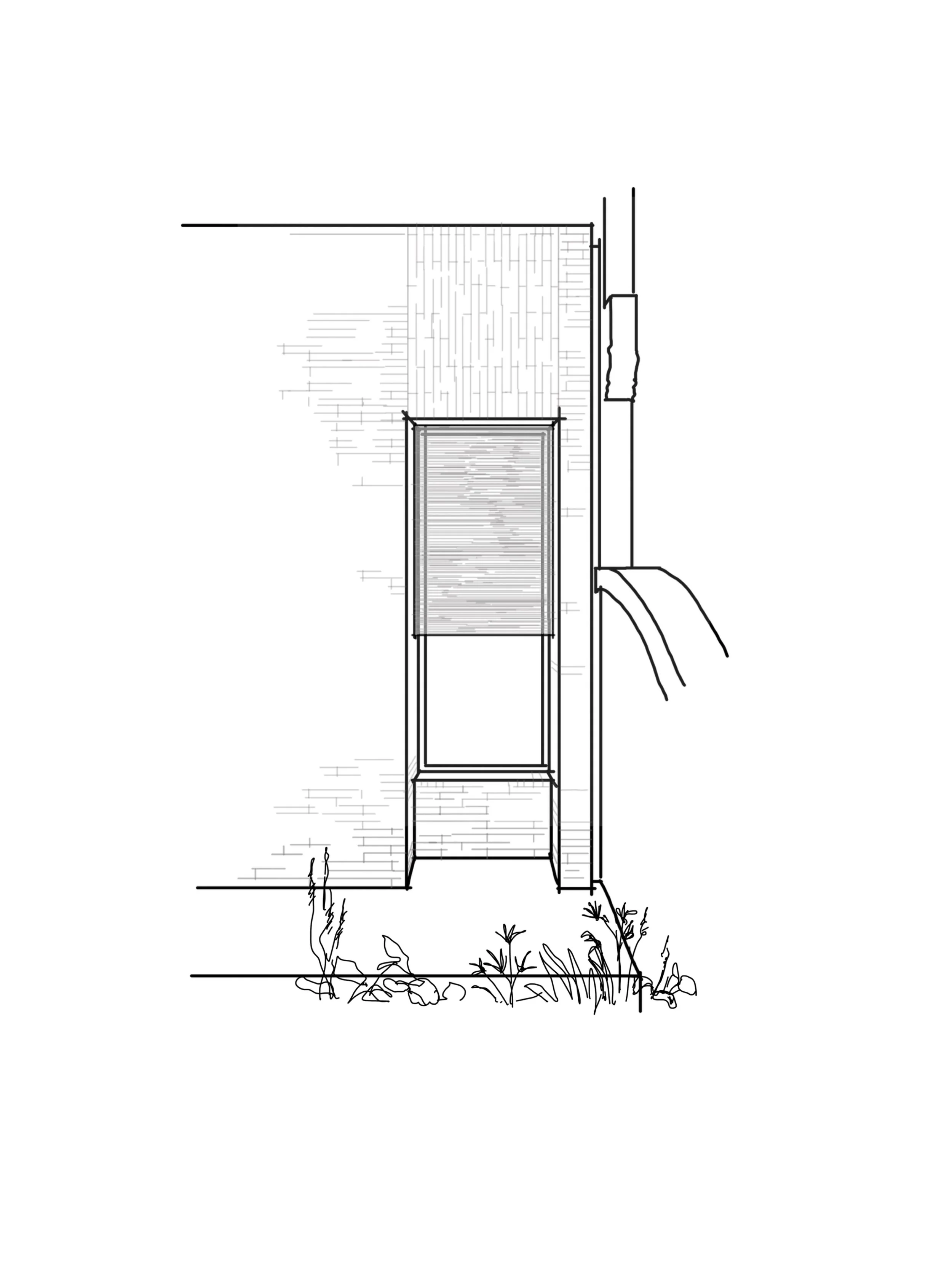 EHA Ruckers Hill House sketch detail