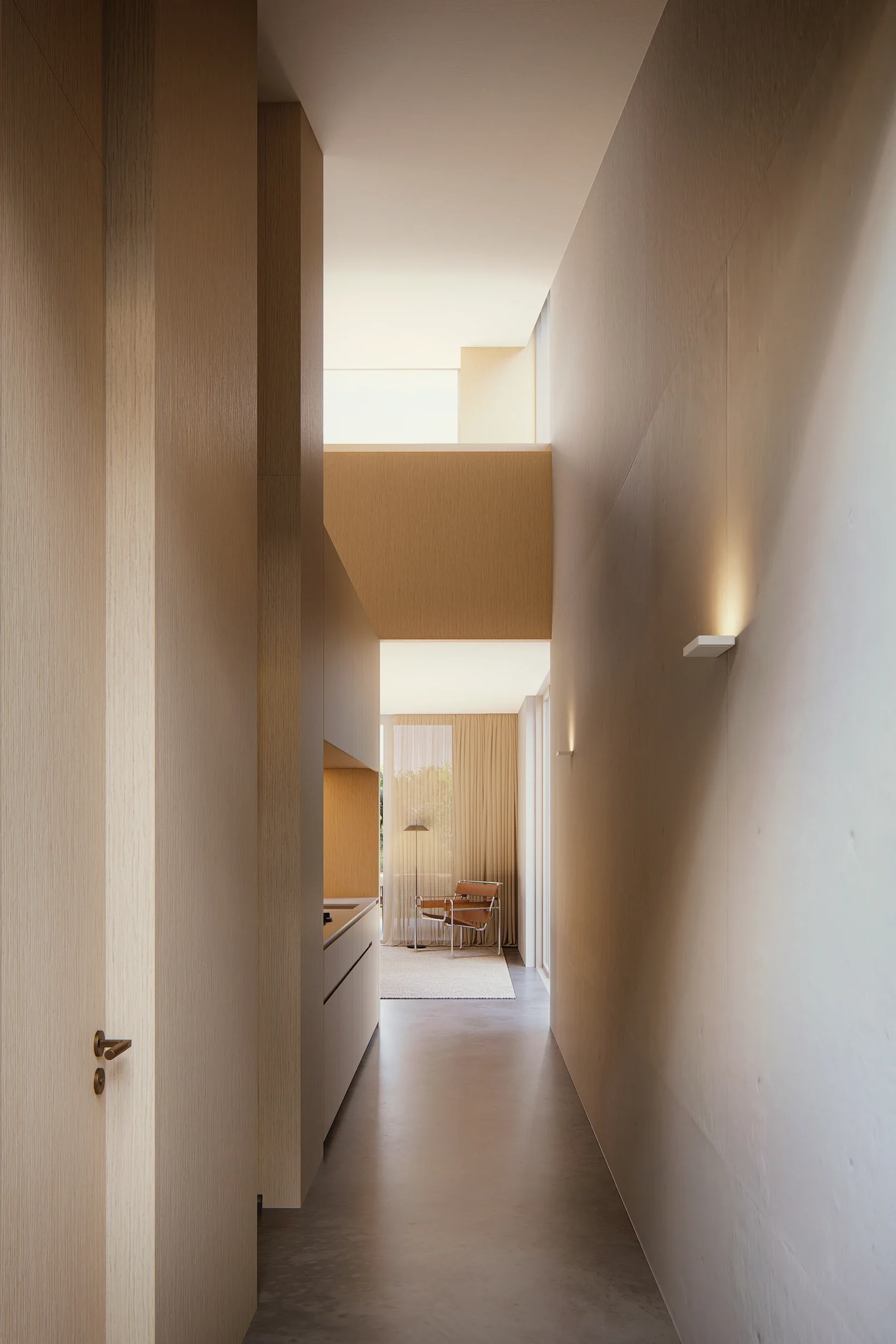 EHA Concrete Studio interior hallway