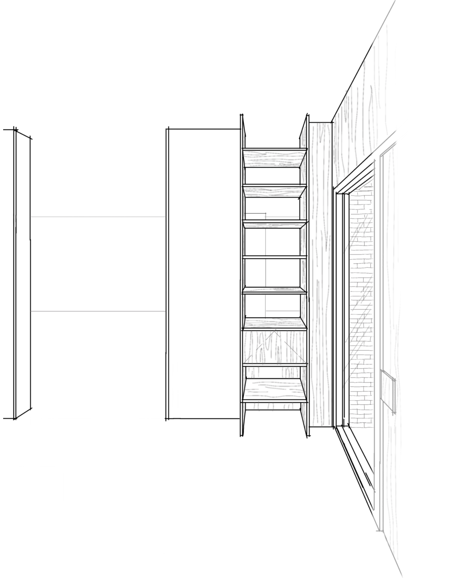 EHA Northcote House sketch view of entry feature