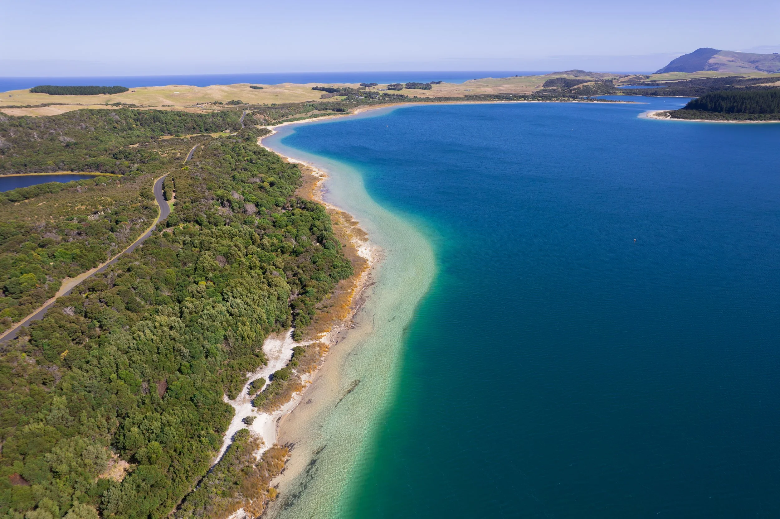 Aerial image of Iwi Lakes, New Zealand
