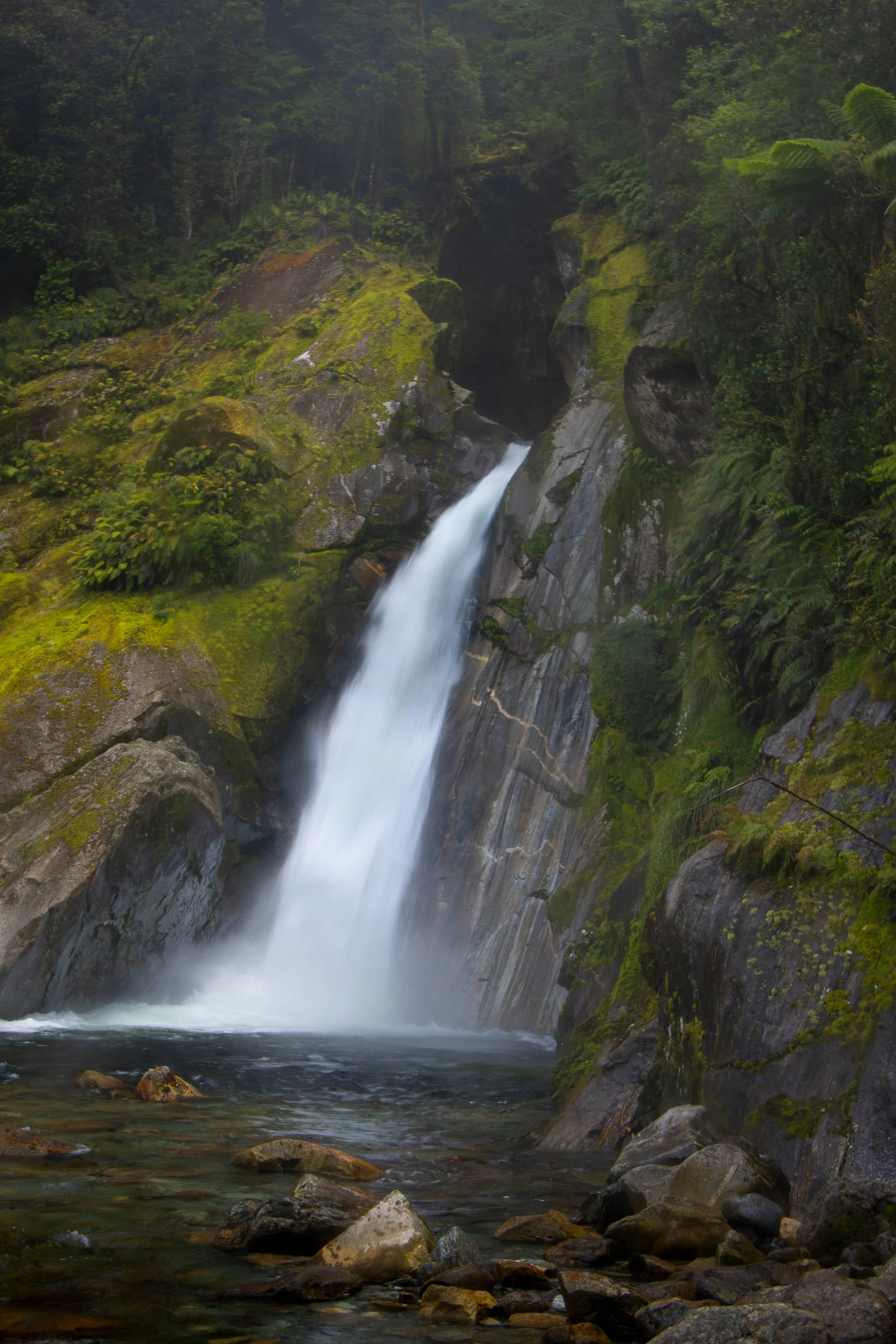 A3 (297mmx420mm) Giant Gate Falls, Milford Sound, New Zealand