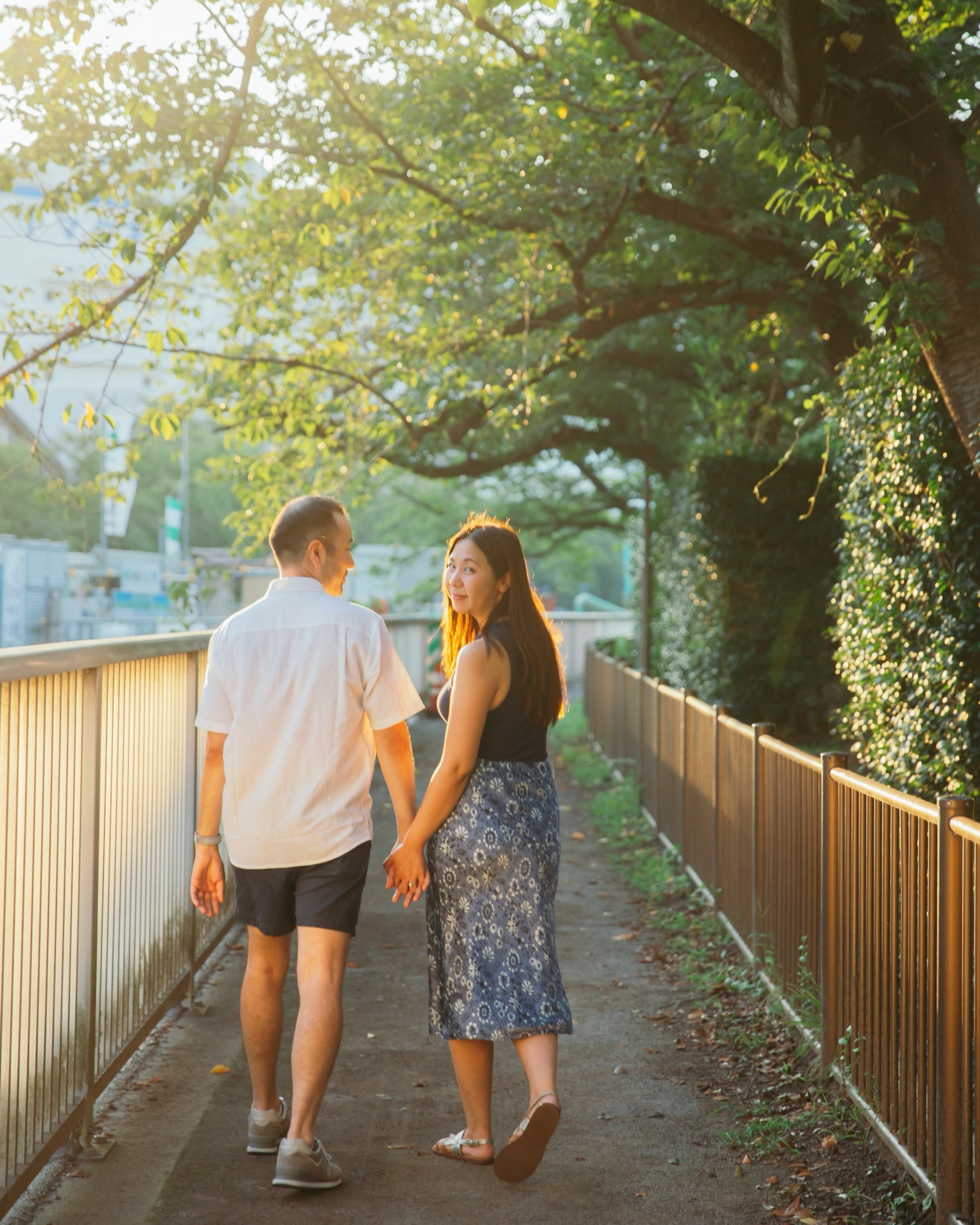 Just two people wandering through Tokyo, completely in their own little world. 🤍

From tiny neighborhood streets to shrines and a golden-hour walk by the water &mdash; these are the kinds of sessions I love most.

Less posing, more simply being toge