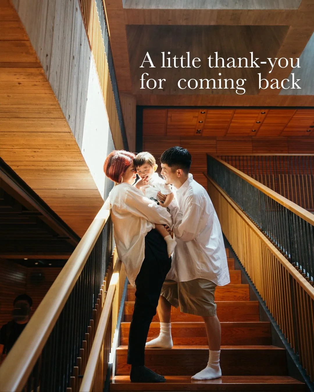 A little thank-you for coming back. 🤍

One of the things I love most about being a photographer is seeing families and couples again &mdash; sometimes a few months later, sometimes a few years later &mdash; and getting to photograph another chapter 