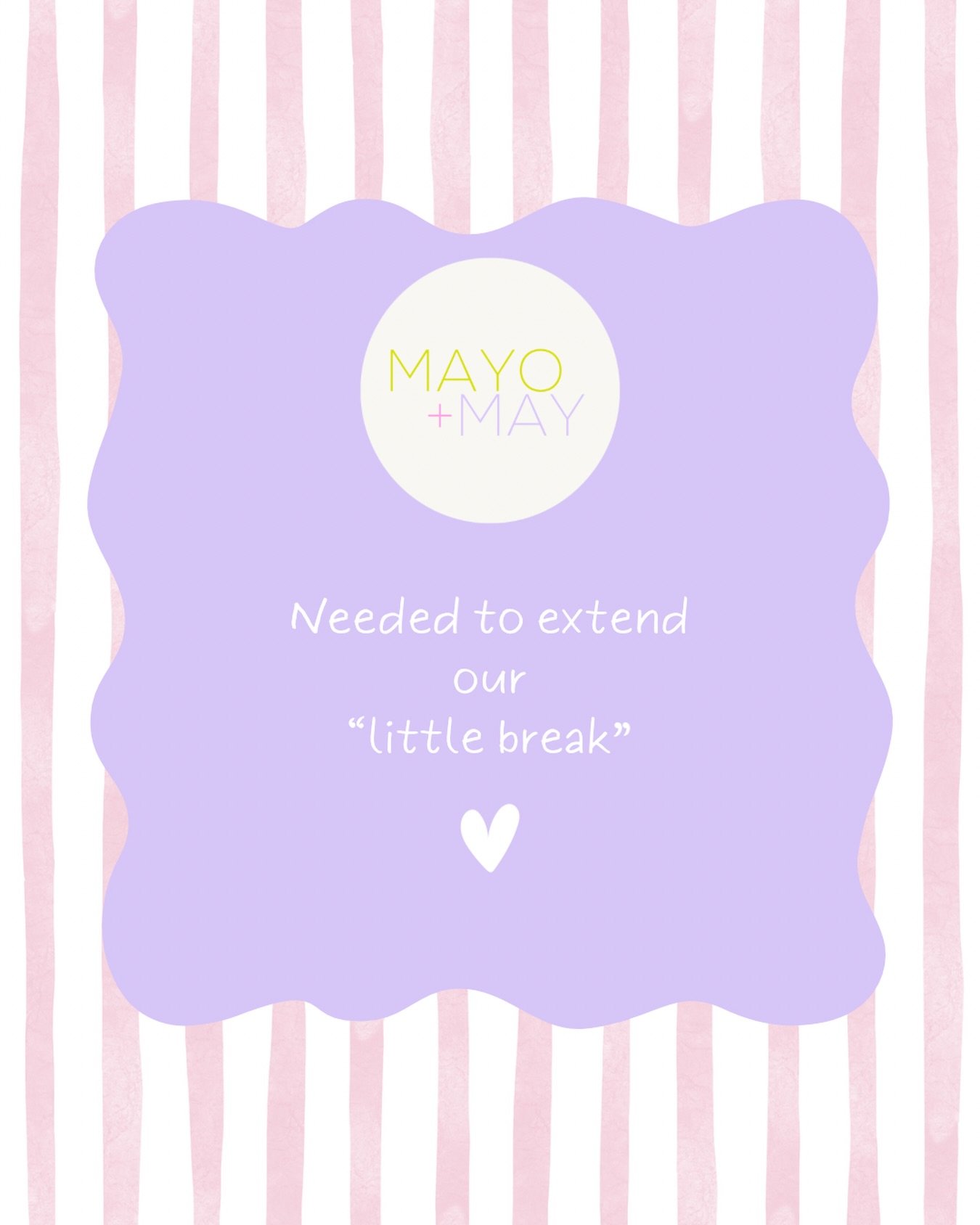 ✨ A little longer to rest and recover&hellip; ✨

I wanted to pop on and share a quick update &mdash; unfortunately after travelling interstate, my son, daughter and I have all come down unwell 🤍

Because of this, I&rsquo;ll be extending my short bre