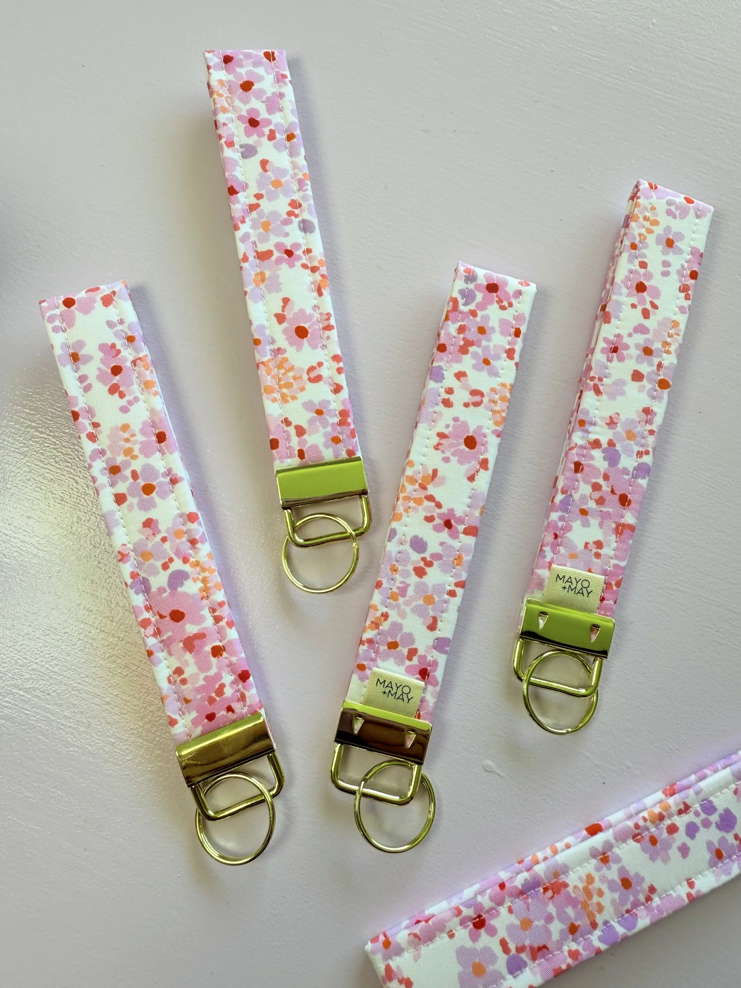 Painterly Blooms - Wristlet