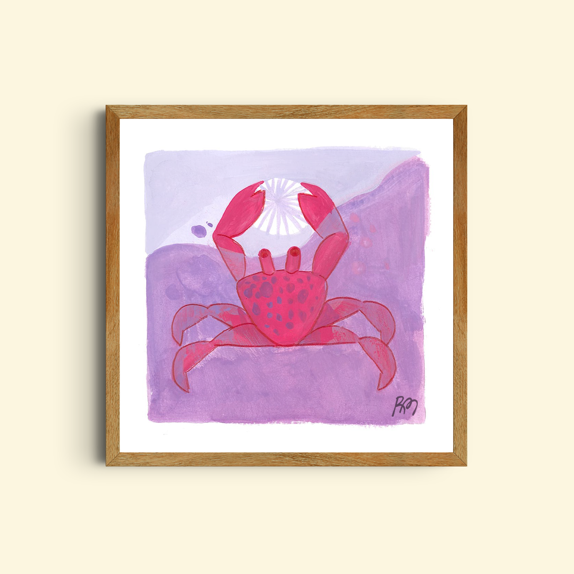 Crab with Opihi in a frame.png