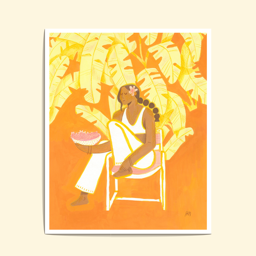 Under Banana Leaves