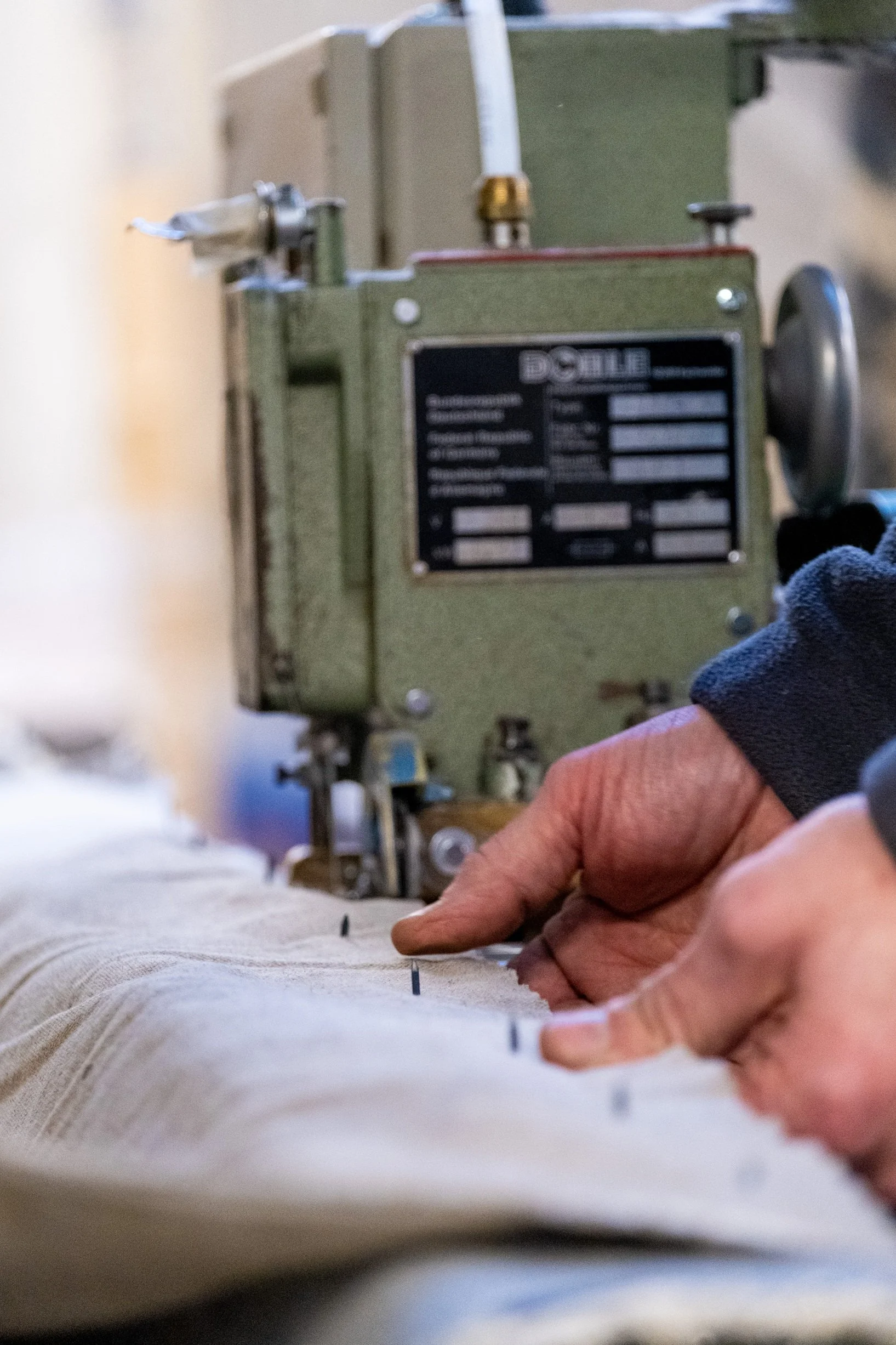 Reportage photo dans l'usine Tissage de France