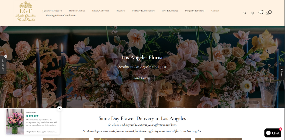 Little Garden Flowers website