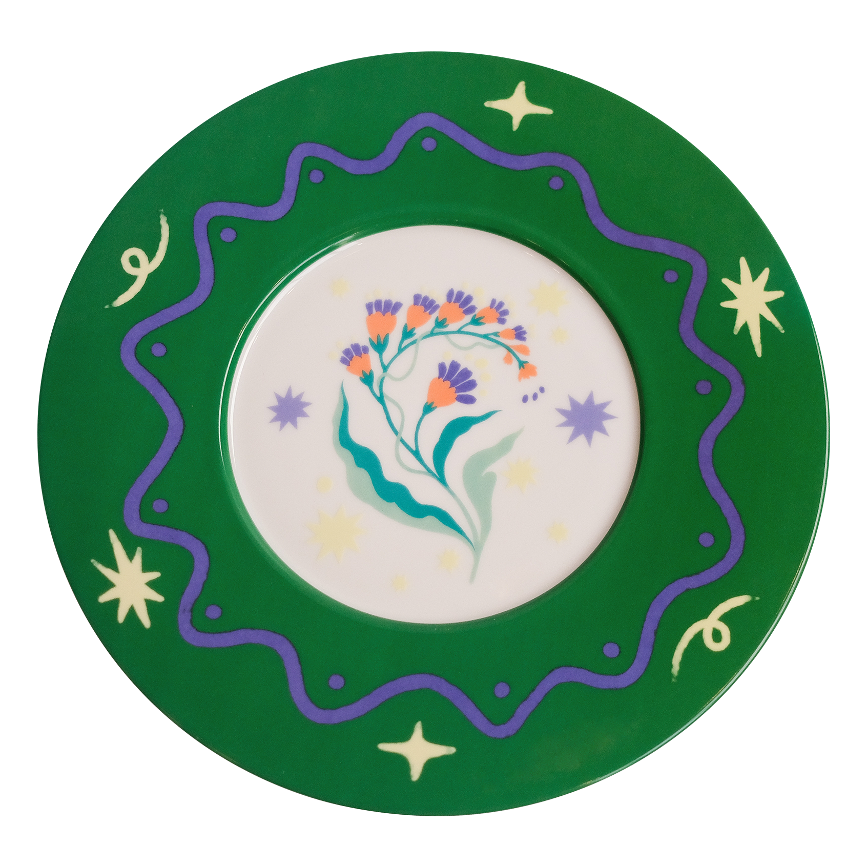 Waltz Plate - Green