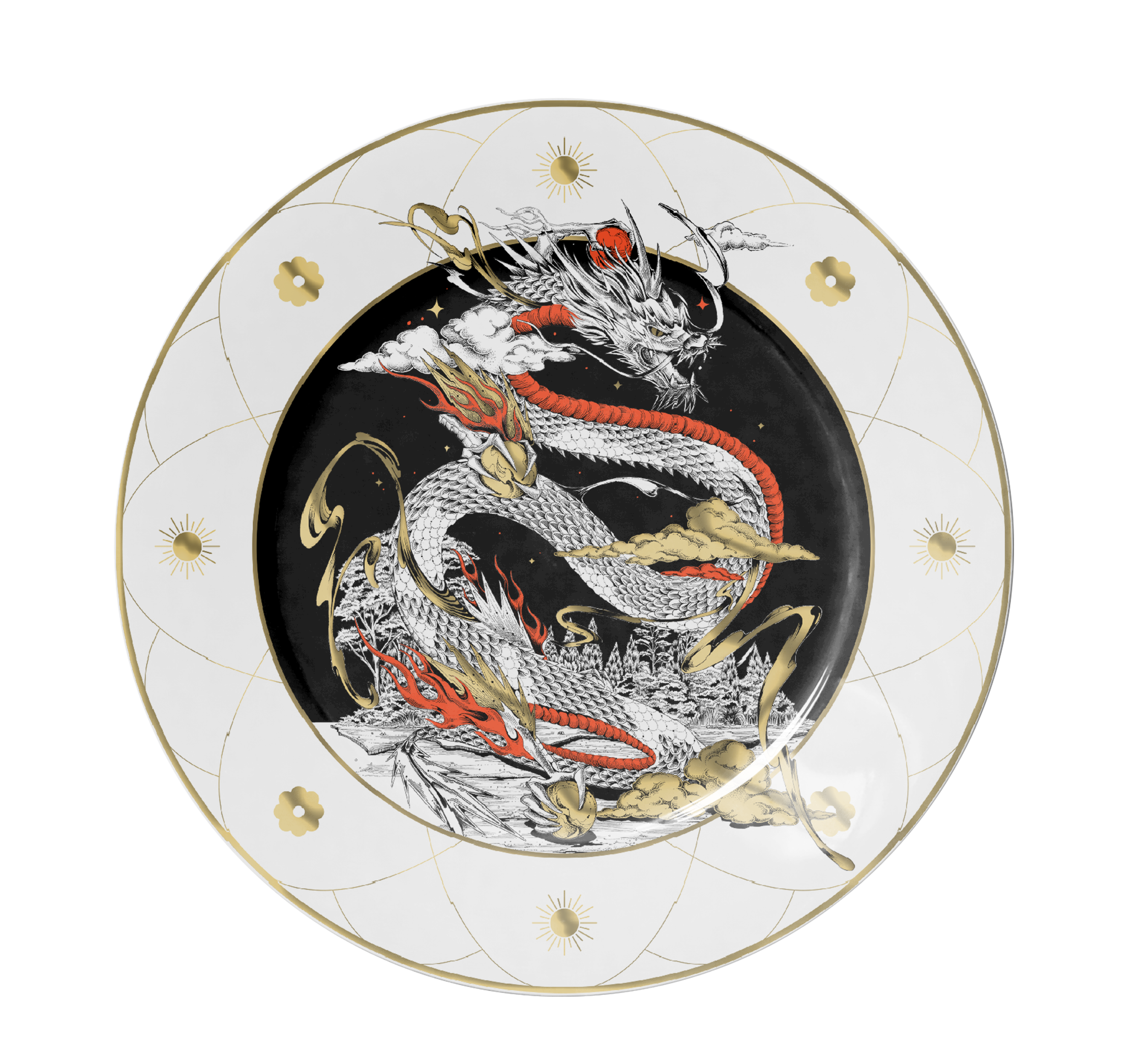 Zodiac Plate Dragon
