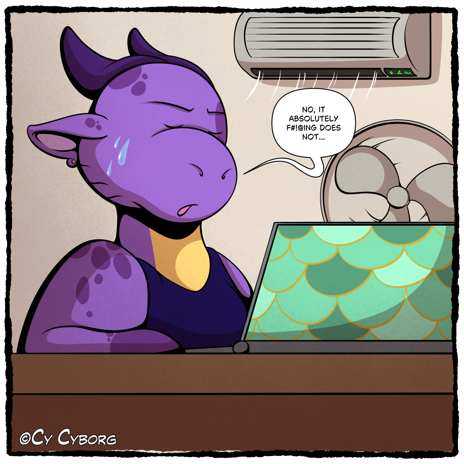 Panel 4: Nix replies, "No, it absolutely F@!#ing does not..."