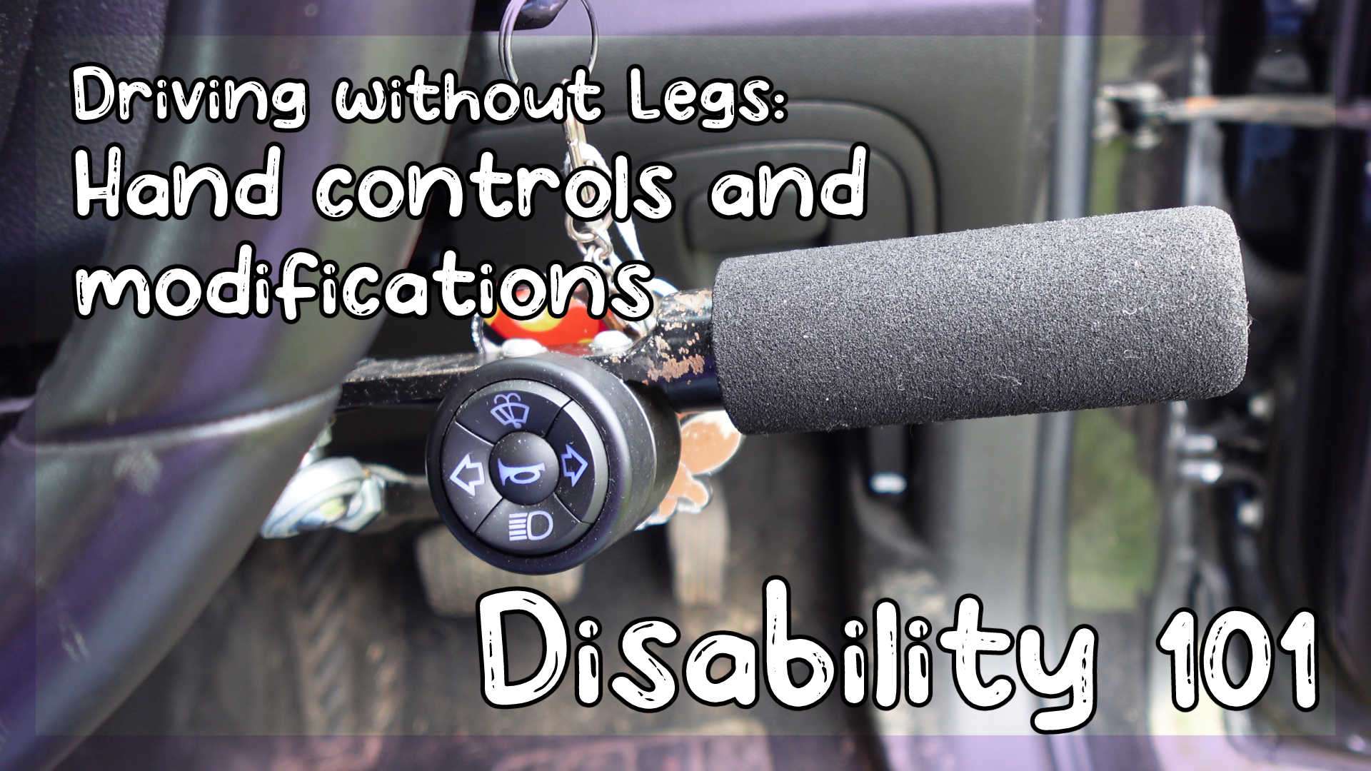 Driving without legs, hand controls and other car modifications: Disability 101