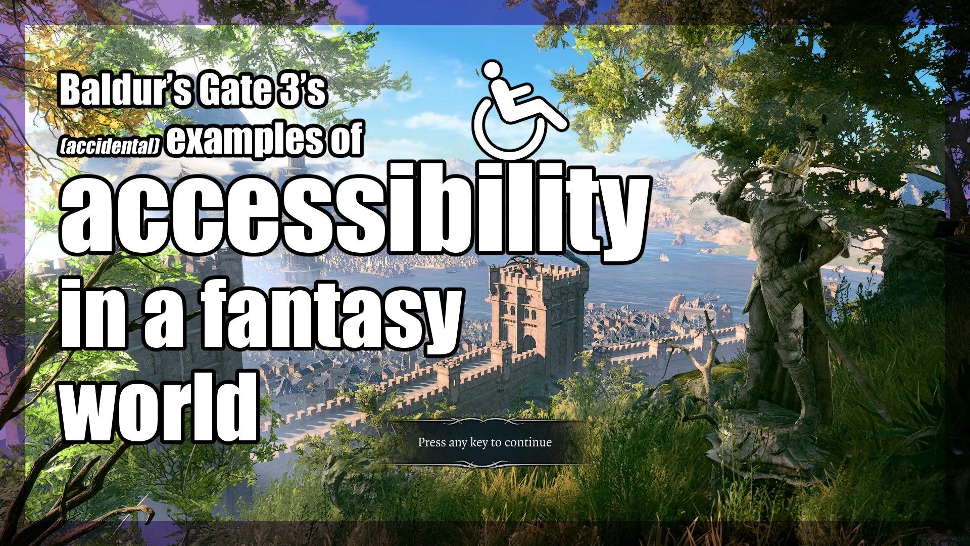 Baldur’s Gate 3’s (accidental) examples of accessibility in a fantasy world