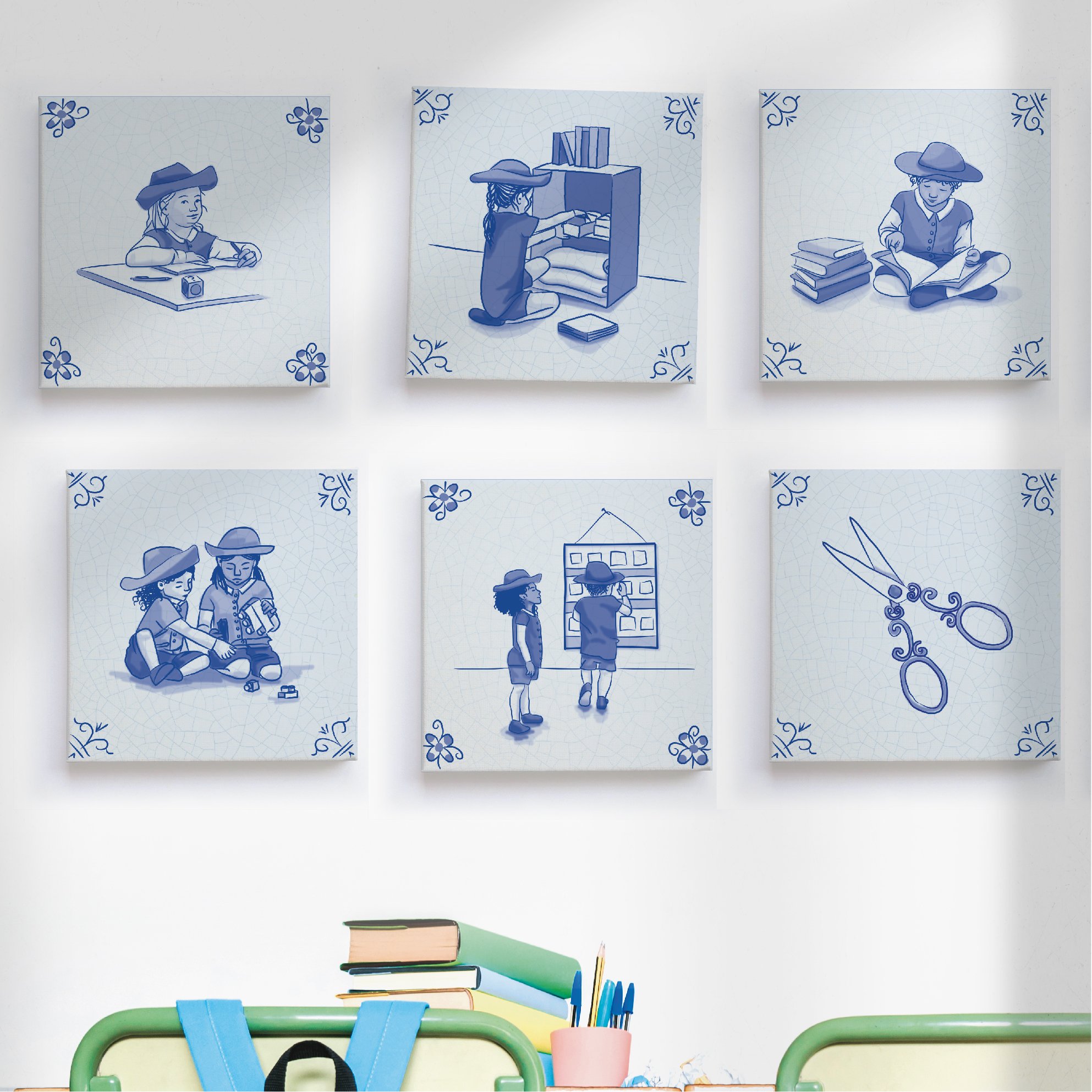 Illustraties  |  Admiraal de Ruyterschool