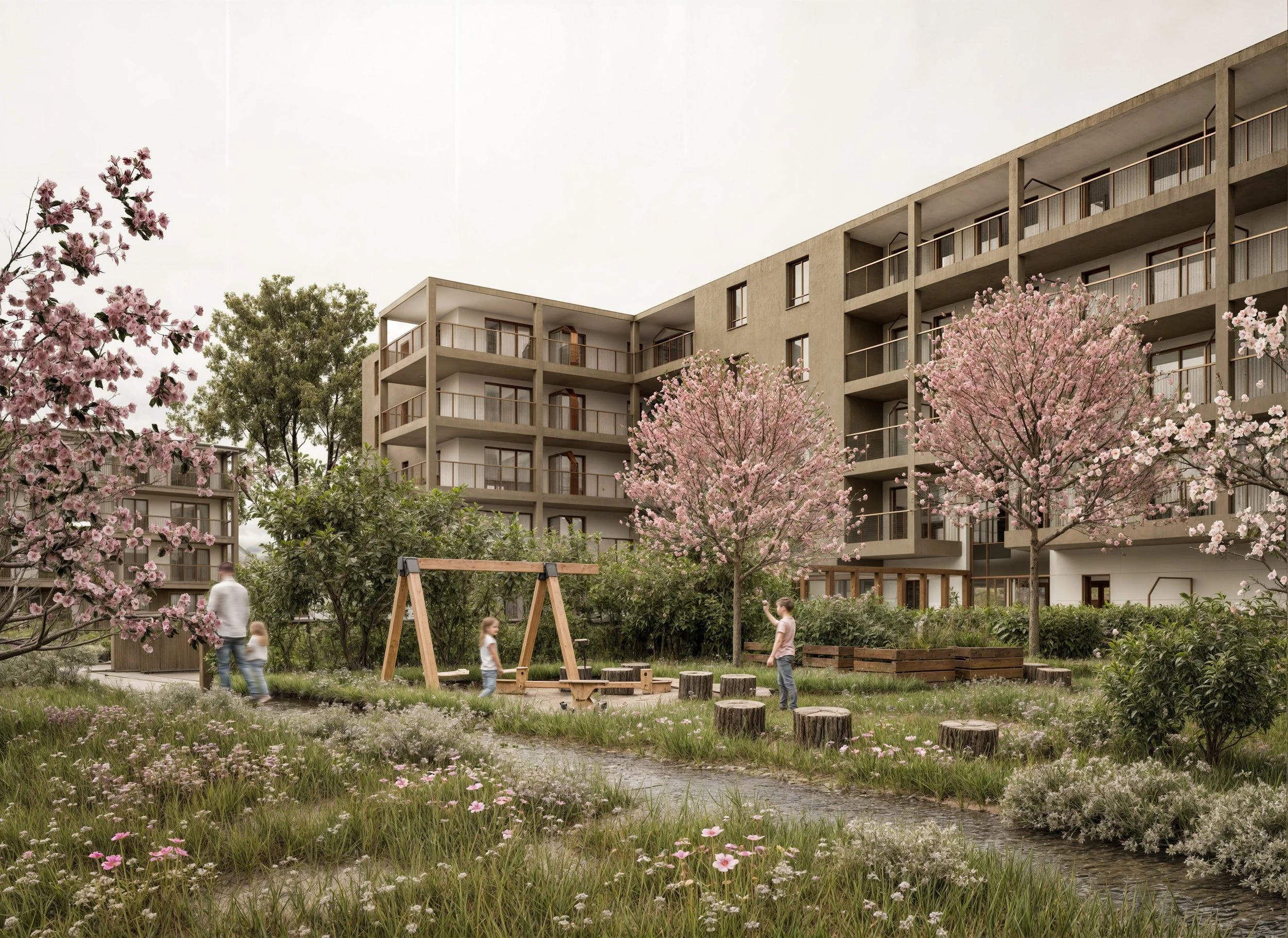 Logements collectifs, France