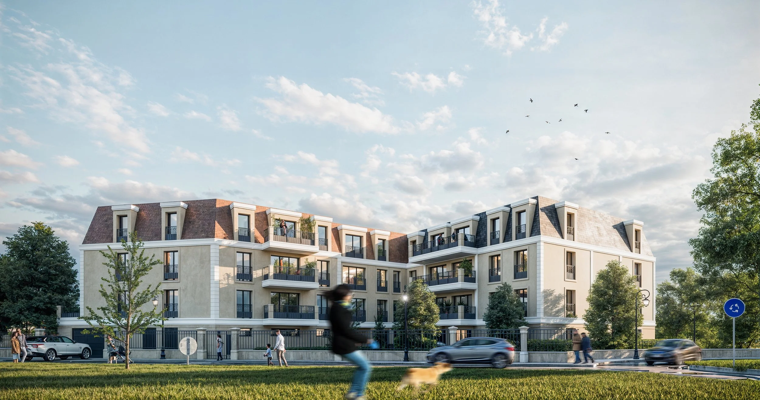 Logements collectifs, France 