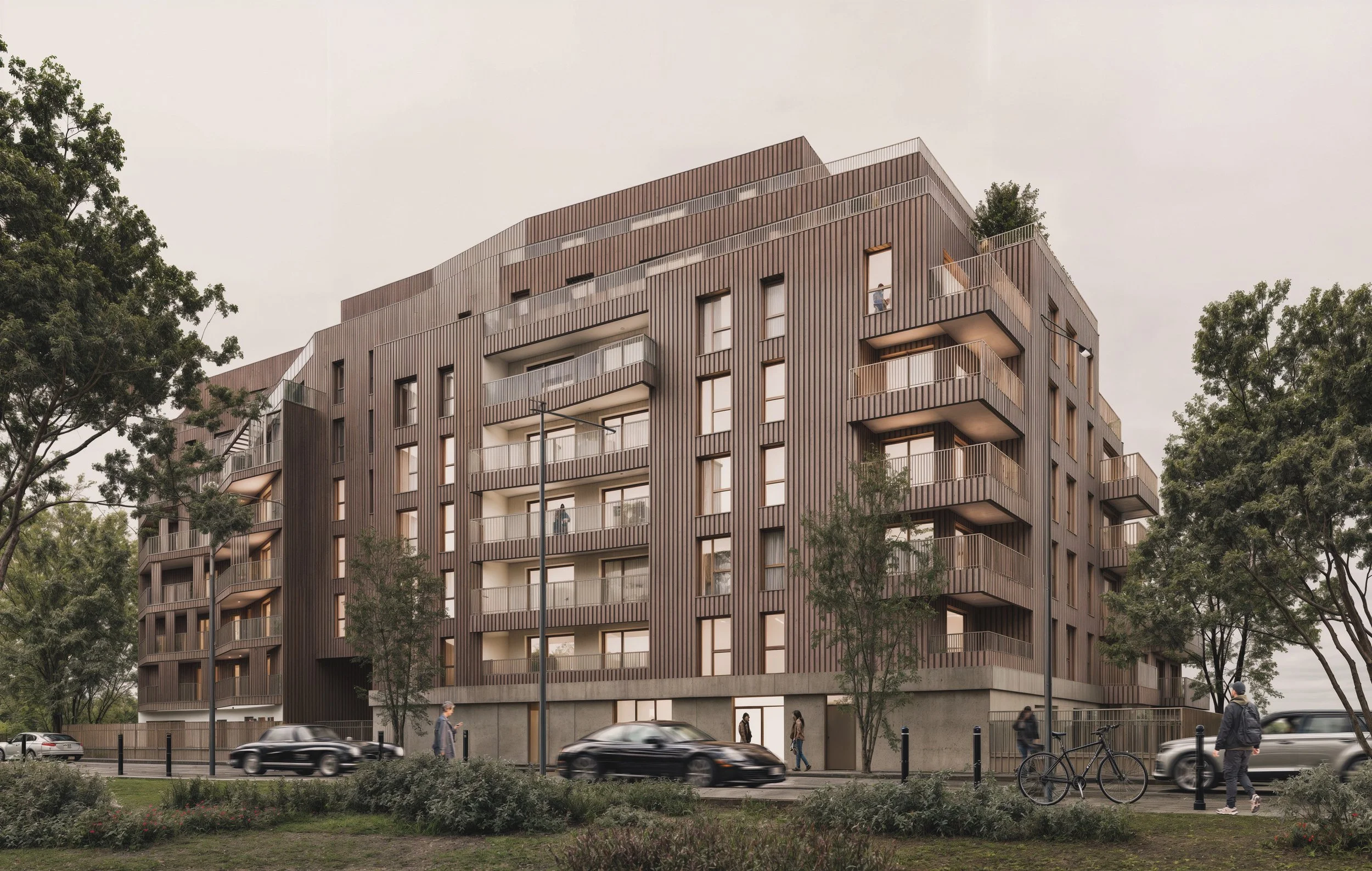 Logements collectifs, France 