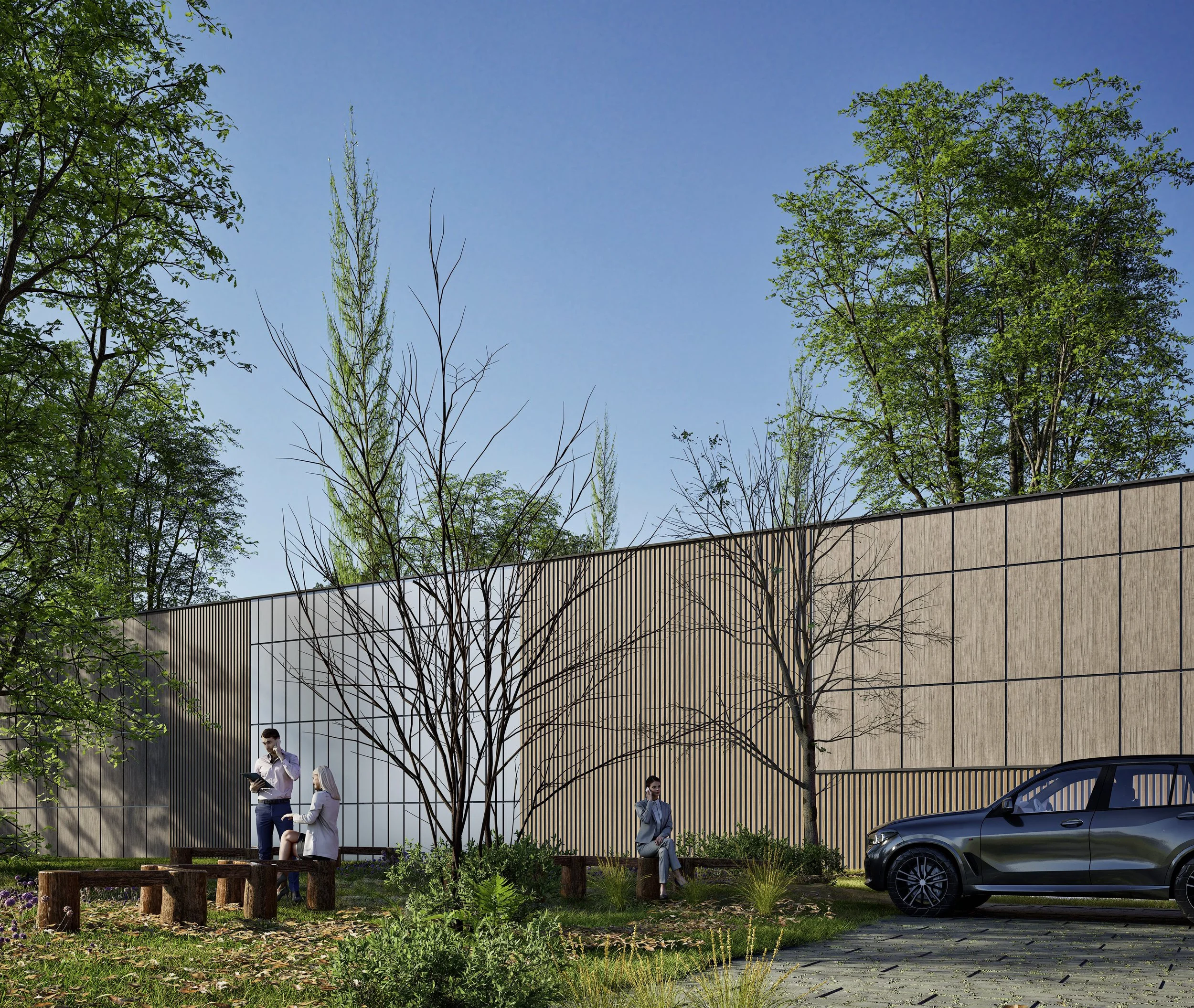 Parc d'activité, Architecte: Agence FRANC, Moisselles