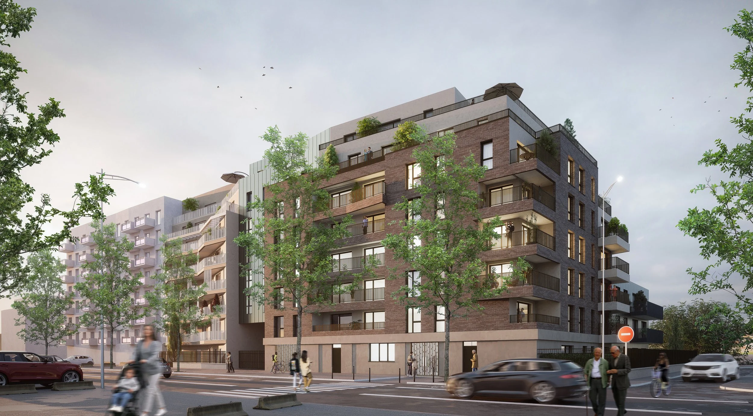 Logements collectifs, France