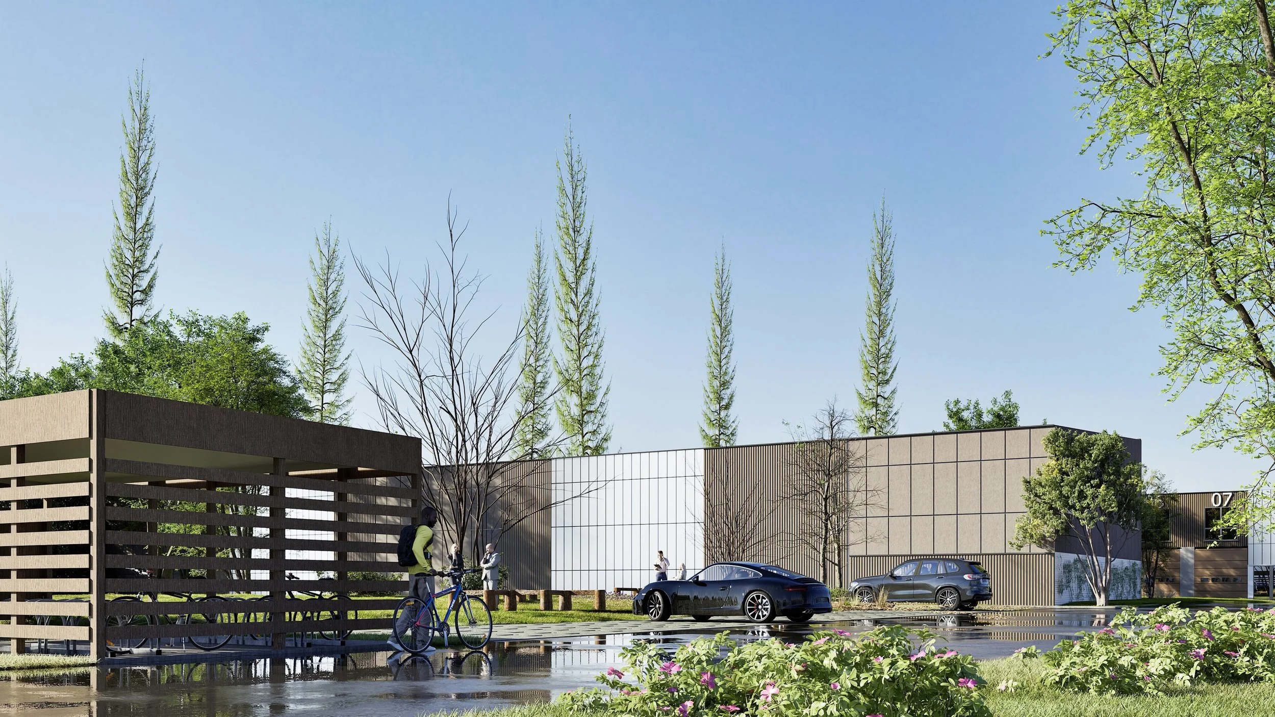 Parc d'activité, Architecte: Agence FRANC, Moisselles