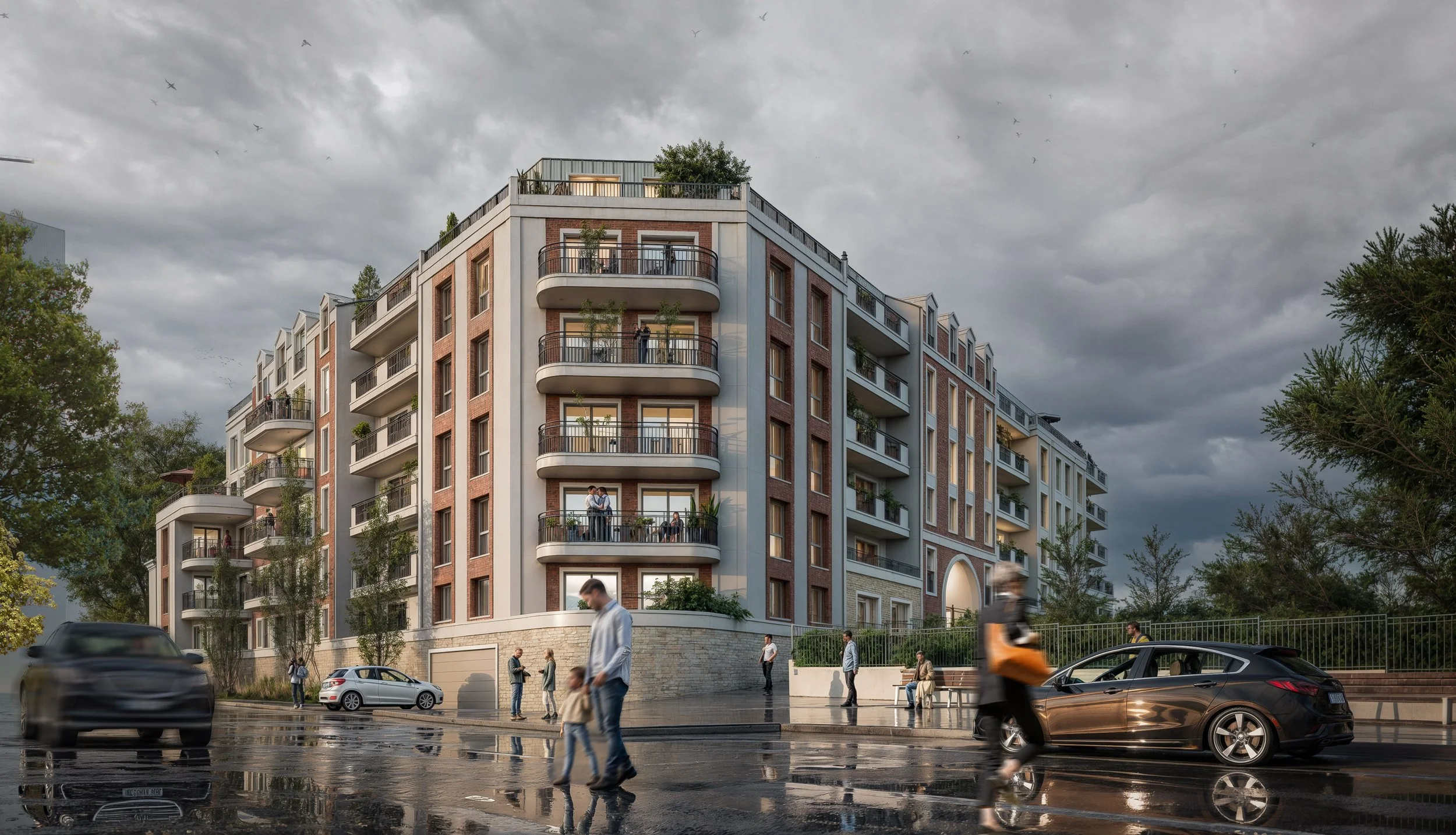 Logements collectifs, France