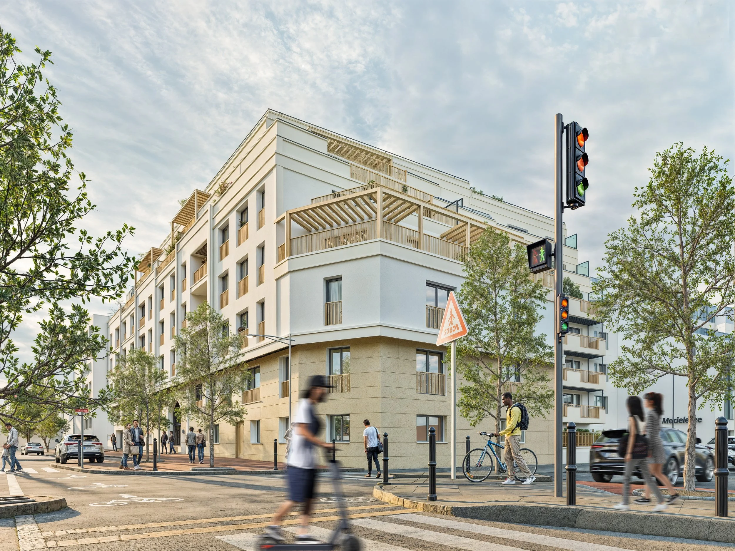 Logements collectifs, France 