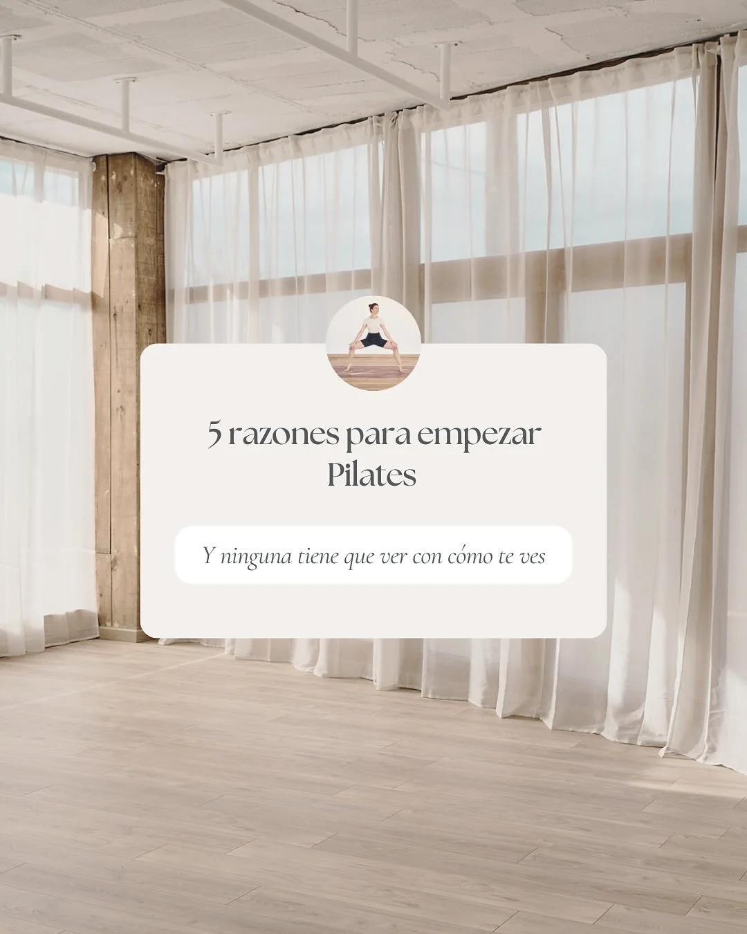 ✨ 5 razones para hacer Pilates (y ninguna tiene que ver con c&oacute;mo te ves) ✨

Pilates es mucho m&aacute;s que una clase: es una pr&aacute;ctica que te fortalece, te conecta con tu cuerpo y te ayuda a centrarte. Estas cinco razones lo demuestran: