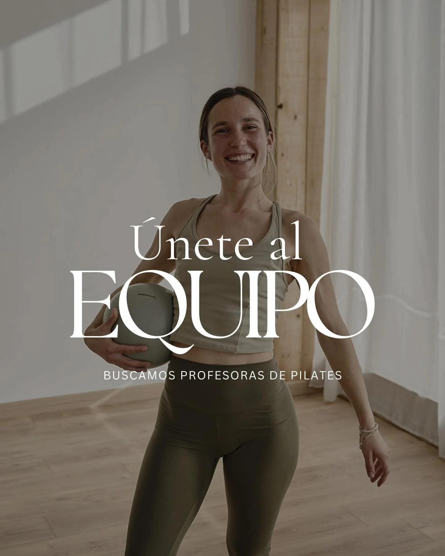Buscamos profesoras de pilates ✨

En Espacio Calma estamos ampliando equipo y buscamos profesoras de pilates con experiencia que quieran unirse a nuestro espacio 🌿

Estamos abiertas a diferentes disponibilidades:
👉 Clases entre semana
👉 Clases en 
