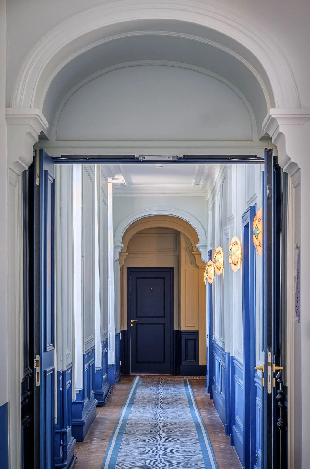 Décoration intérieure suite de luxe La Borde en Sologne photographie Erwan Fiquet