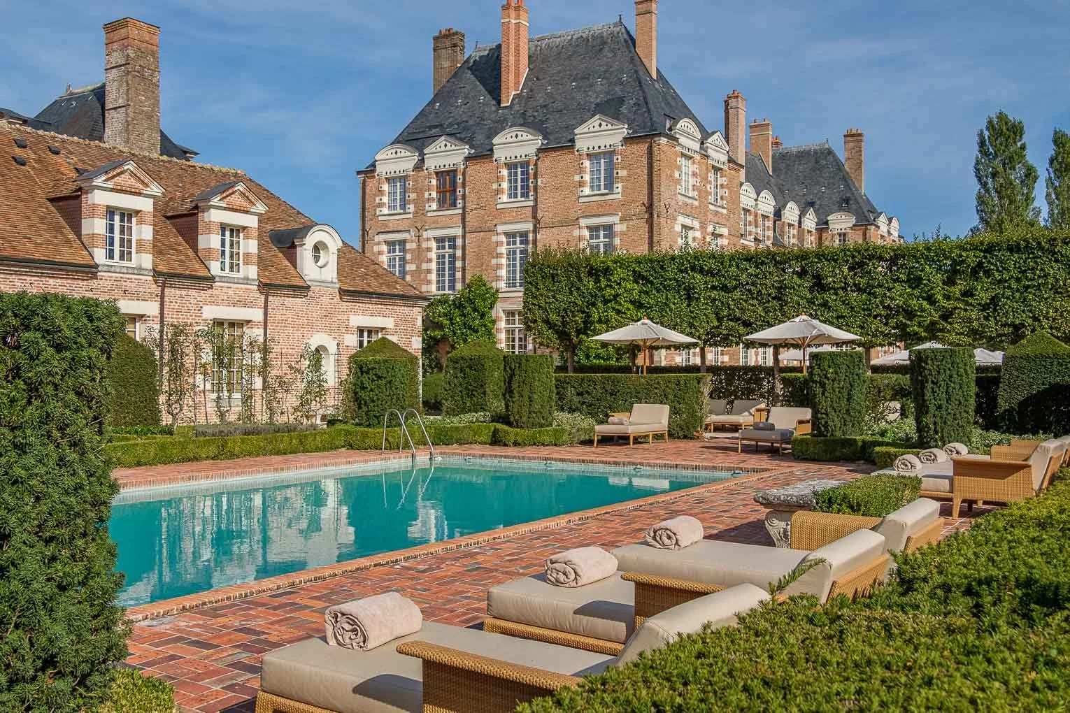 Photographie architecture extérieure Château La Borde en Sologne par Erwan Fiquet