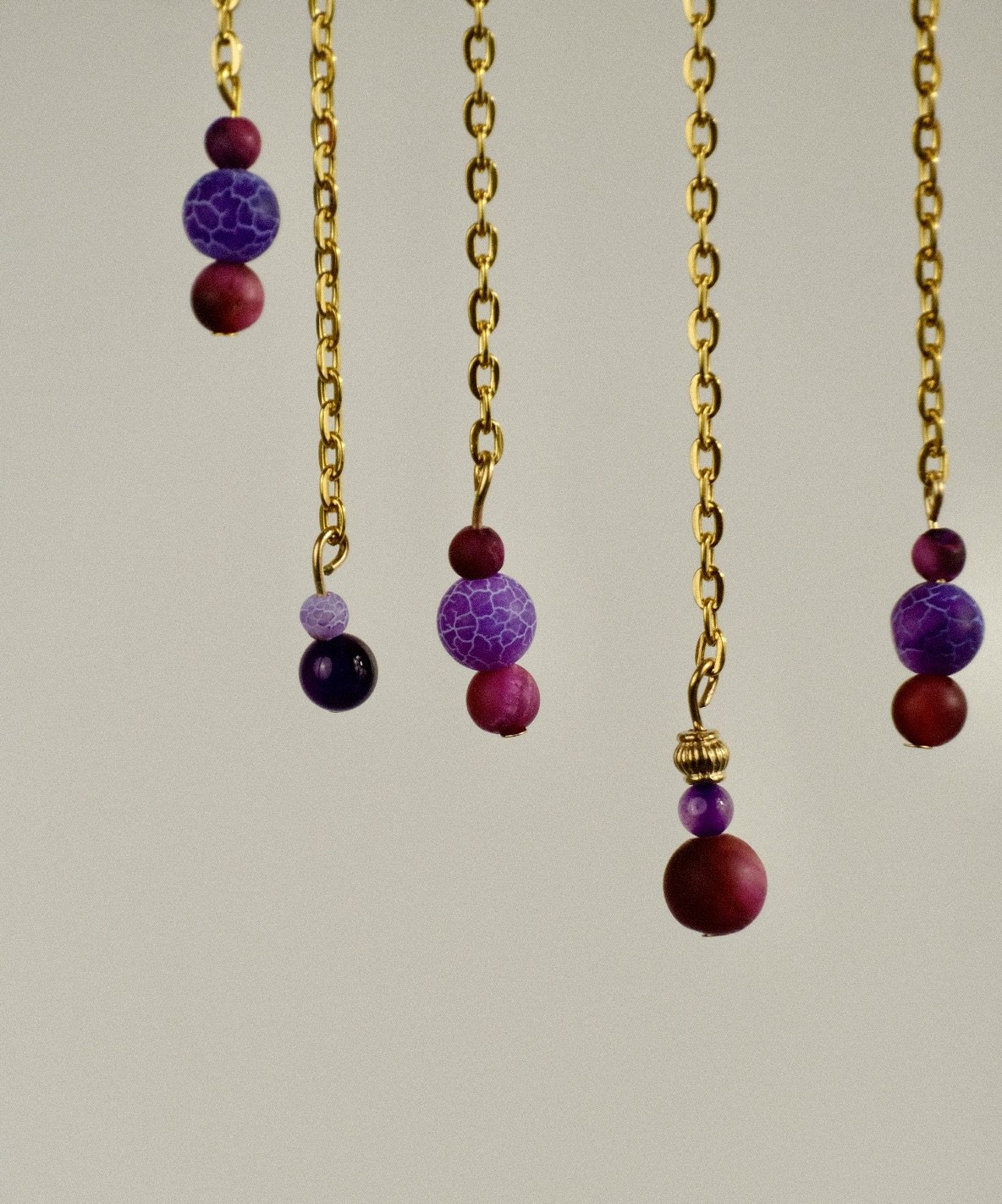 close up of the beads