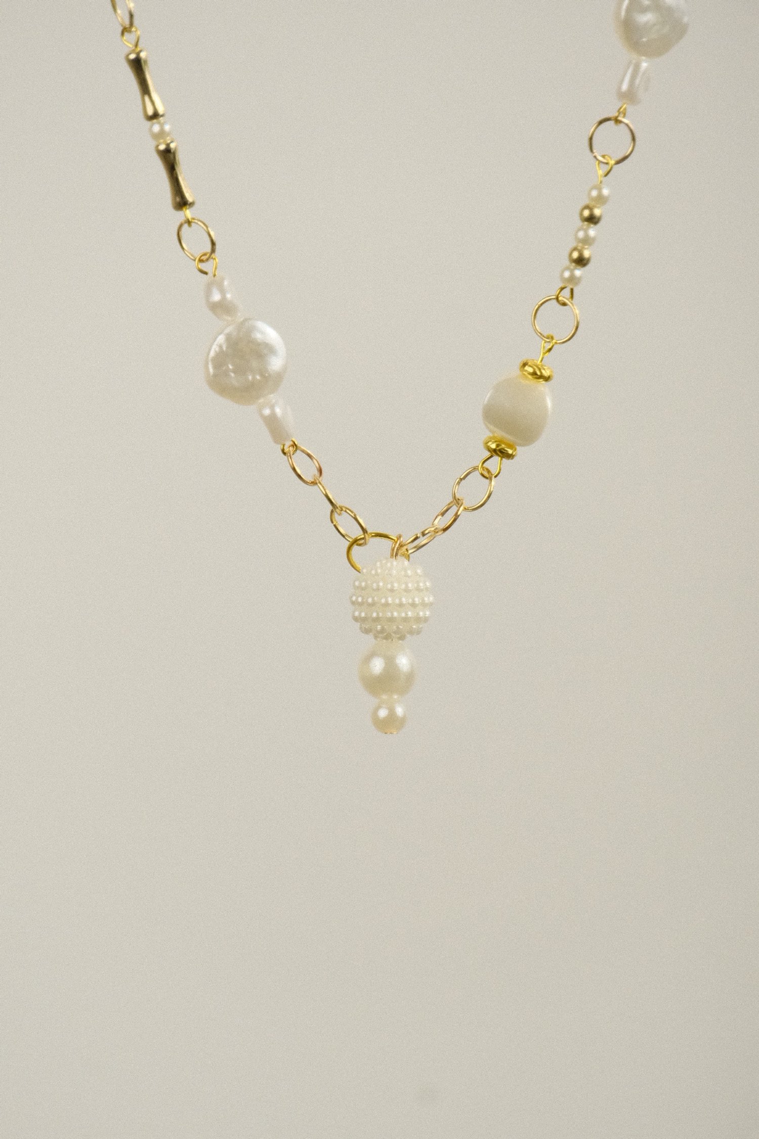 close up of the necklace