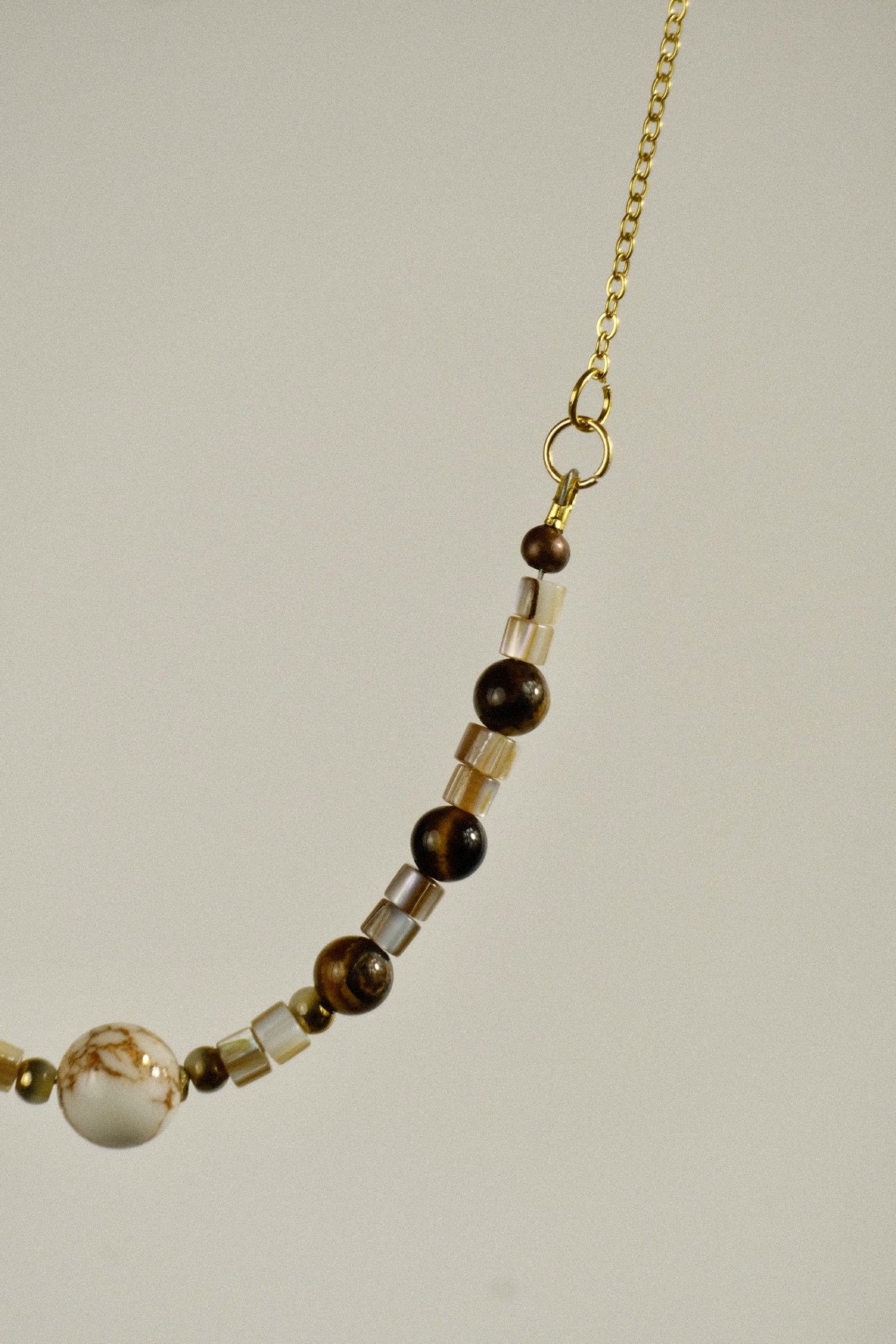close up of the necklace
