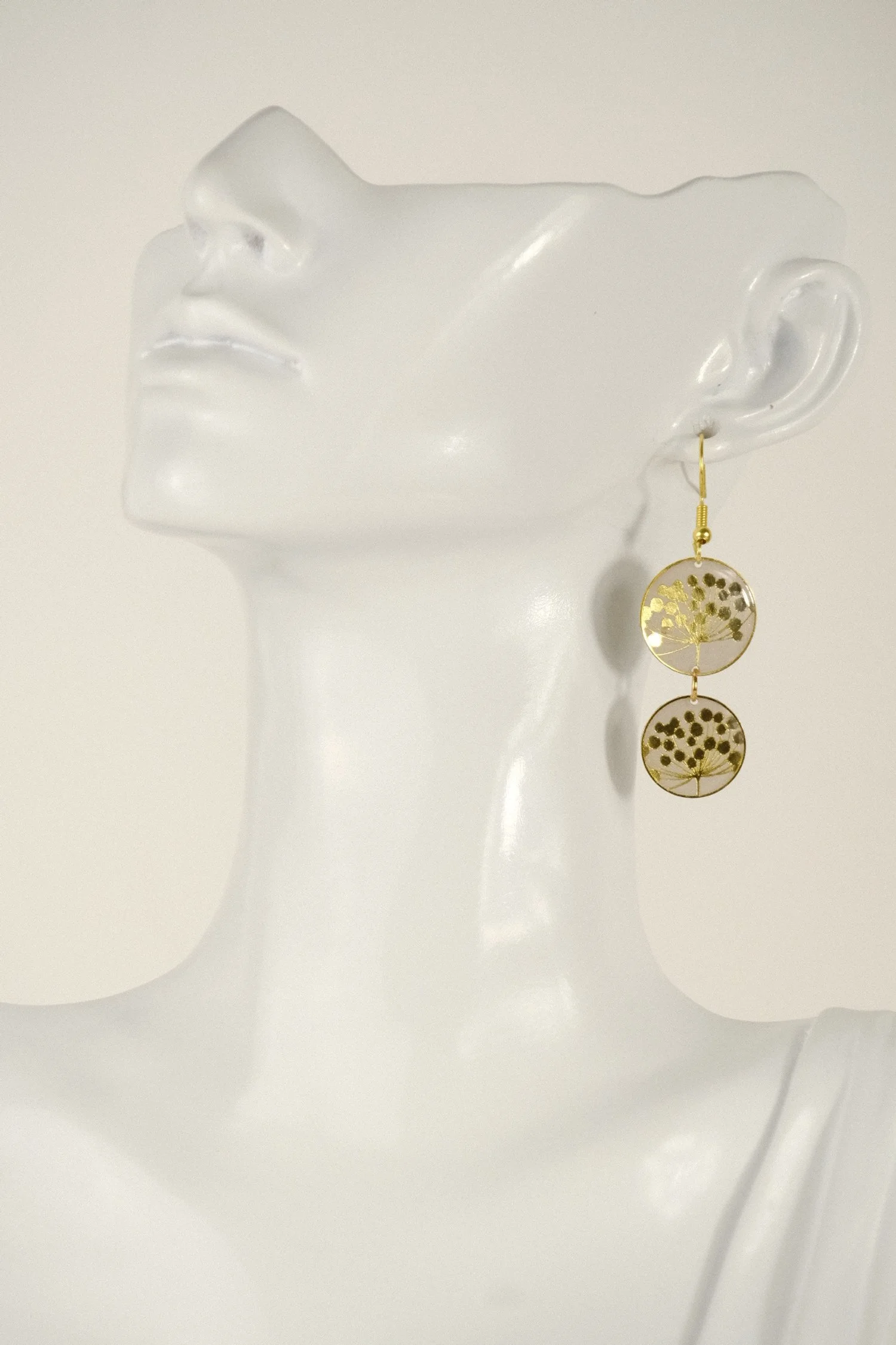 Dandelion Resin Earrings